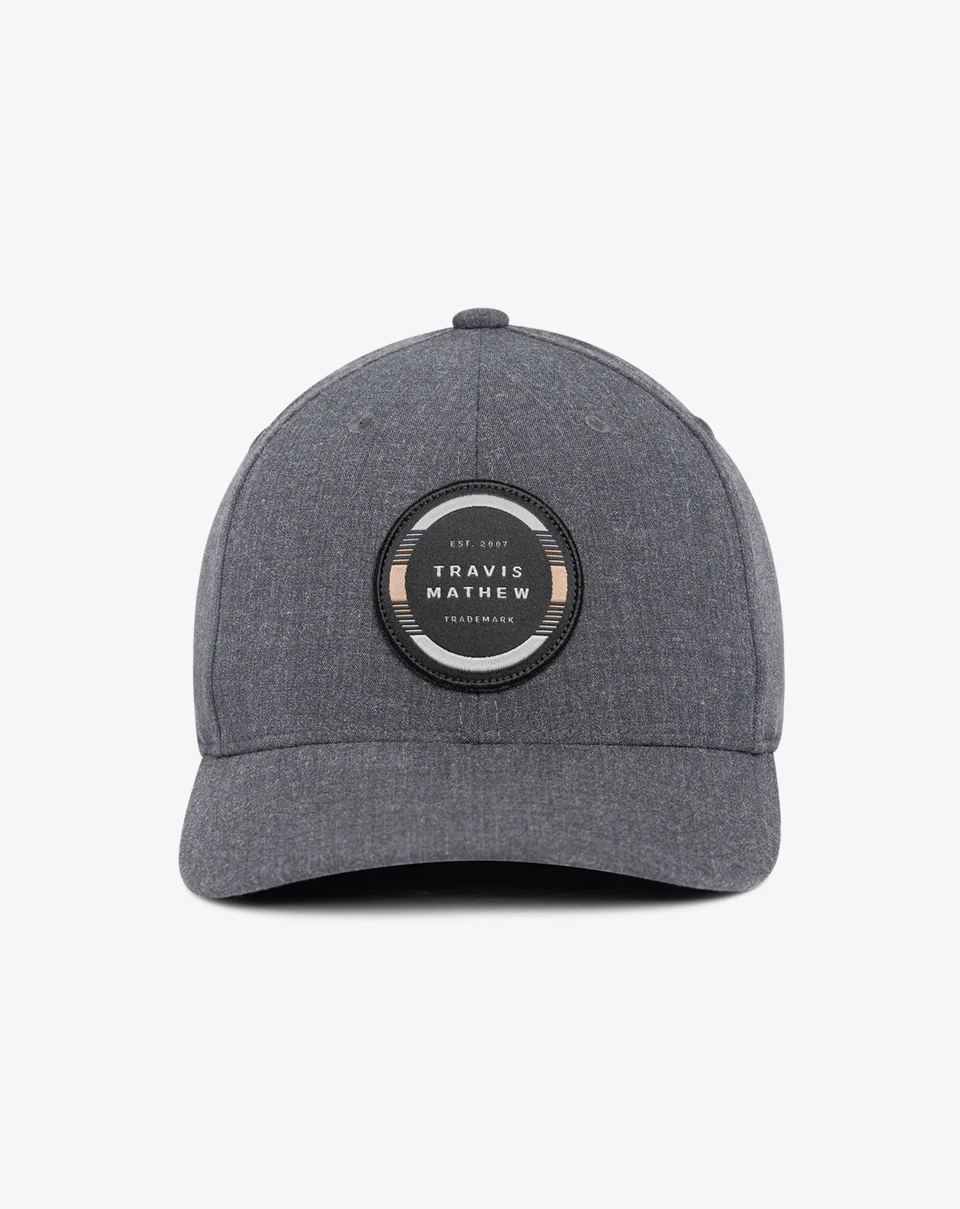 Free Roll Snapback Hat Heather Grey Pinstripe