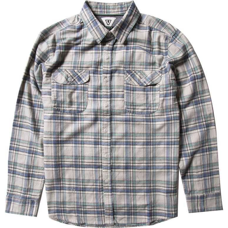 Central Coast LS Flannel Light Grey
