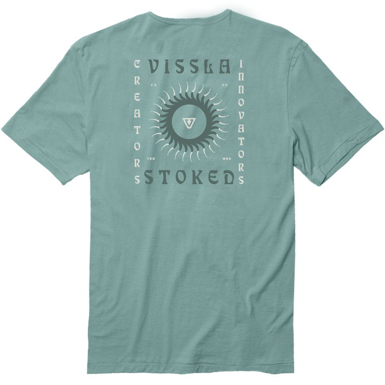 Illuminated Vintage Wash Pocket Tee Jade
