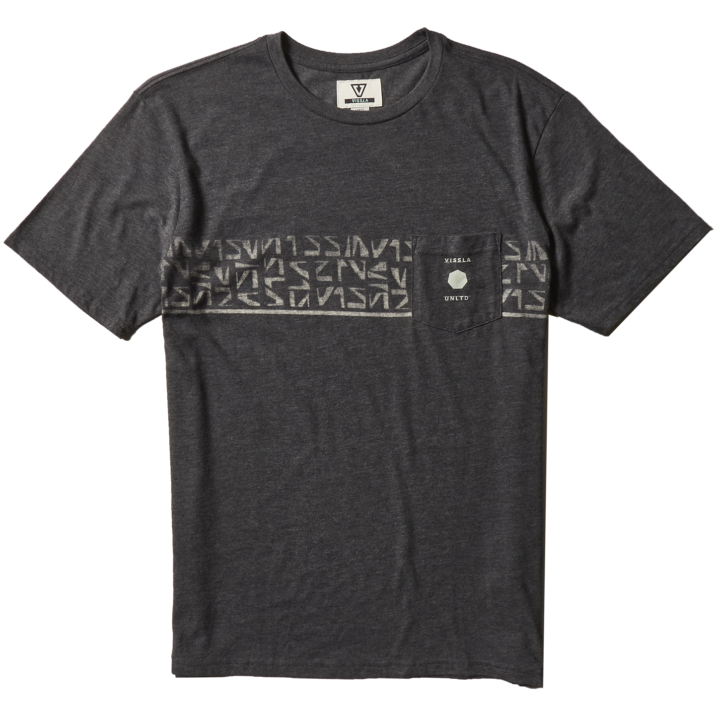 Primitive SS PKT Tee Black Heather