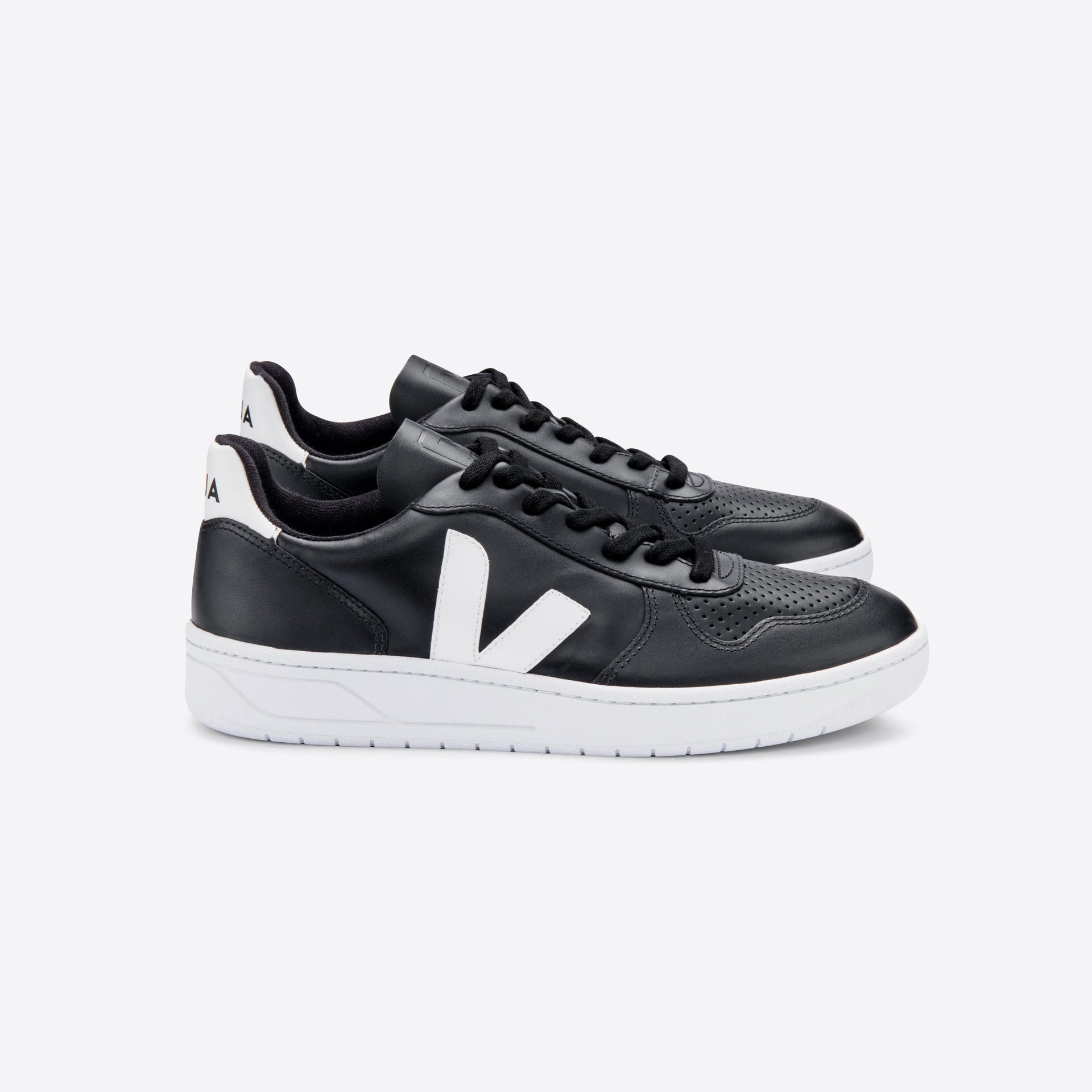 Zapatilla V-10 Black White White-Sole