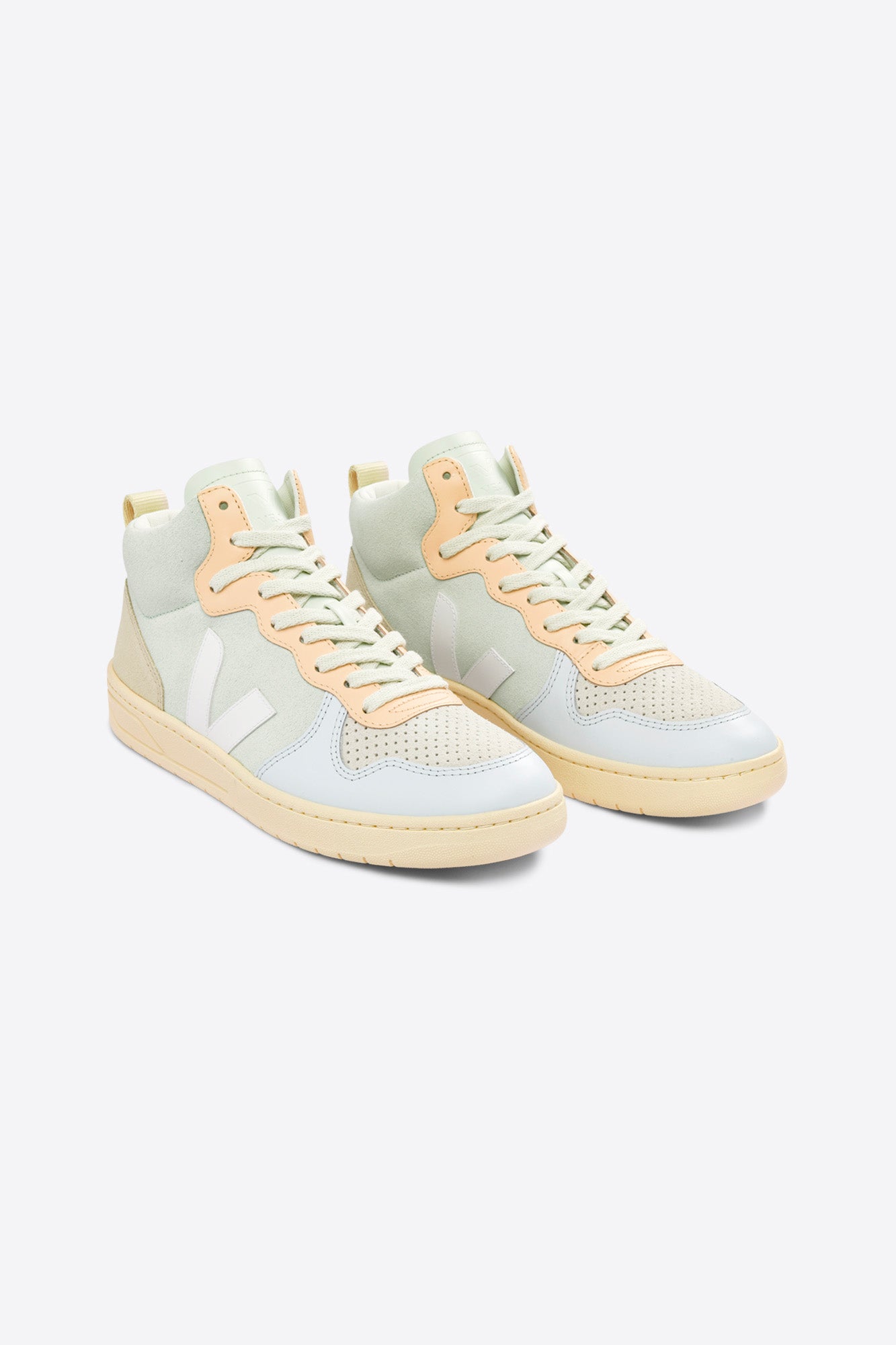 Zapatilla Veja V-15 Jade White Multico