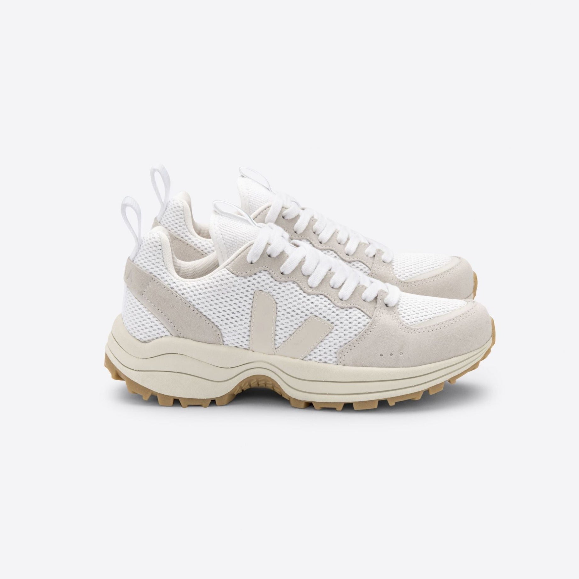 Zapatilla Veja Venturi Alveomash White Pierre Natural