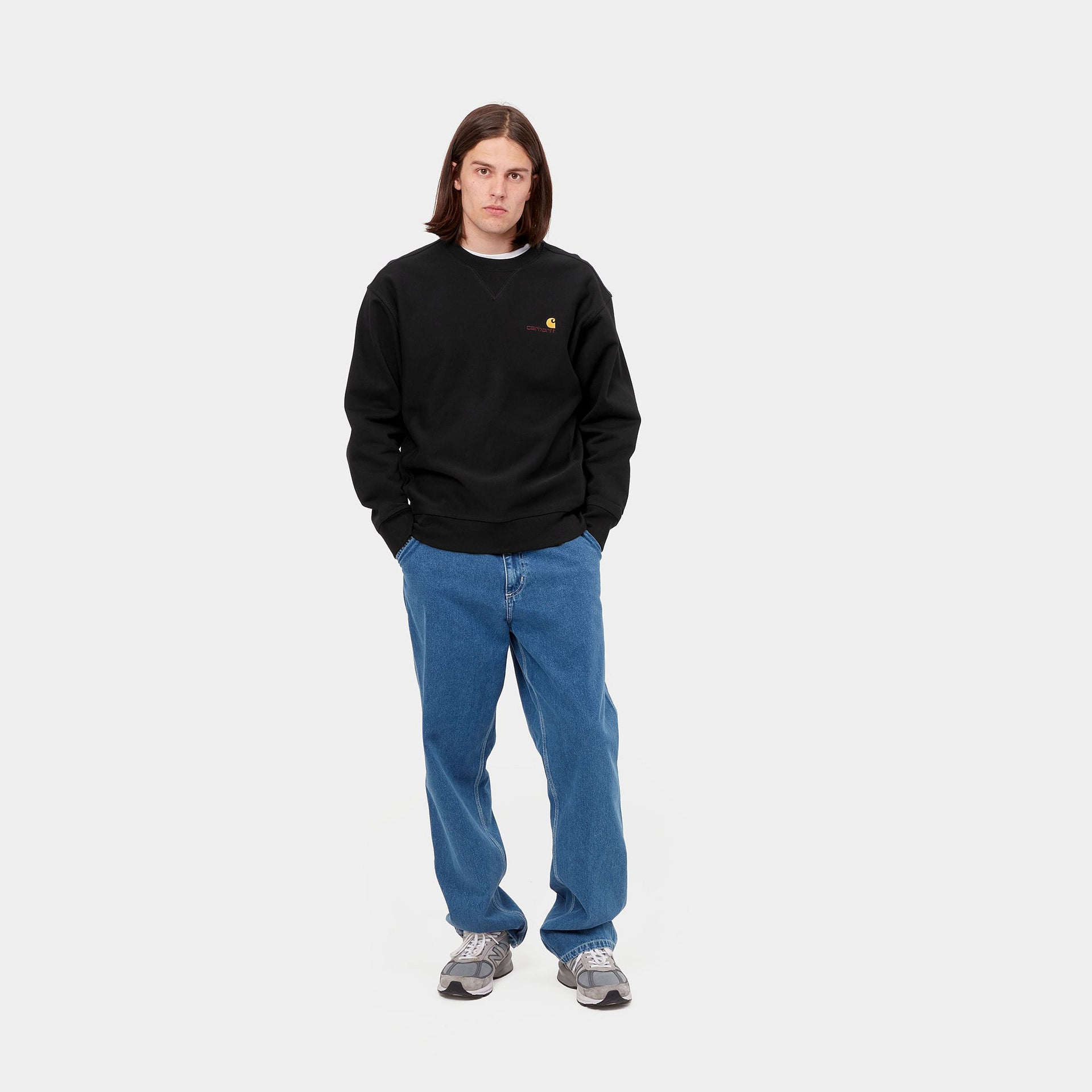 American Script Sweat Black