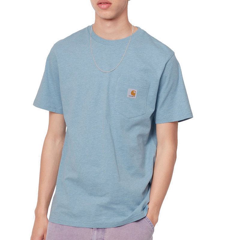 S/S Pocket T-Shirt Frosted Blue Heather