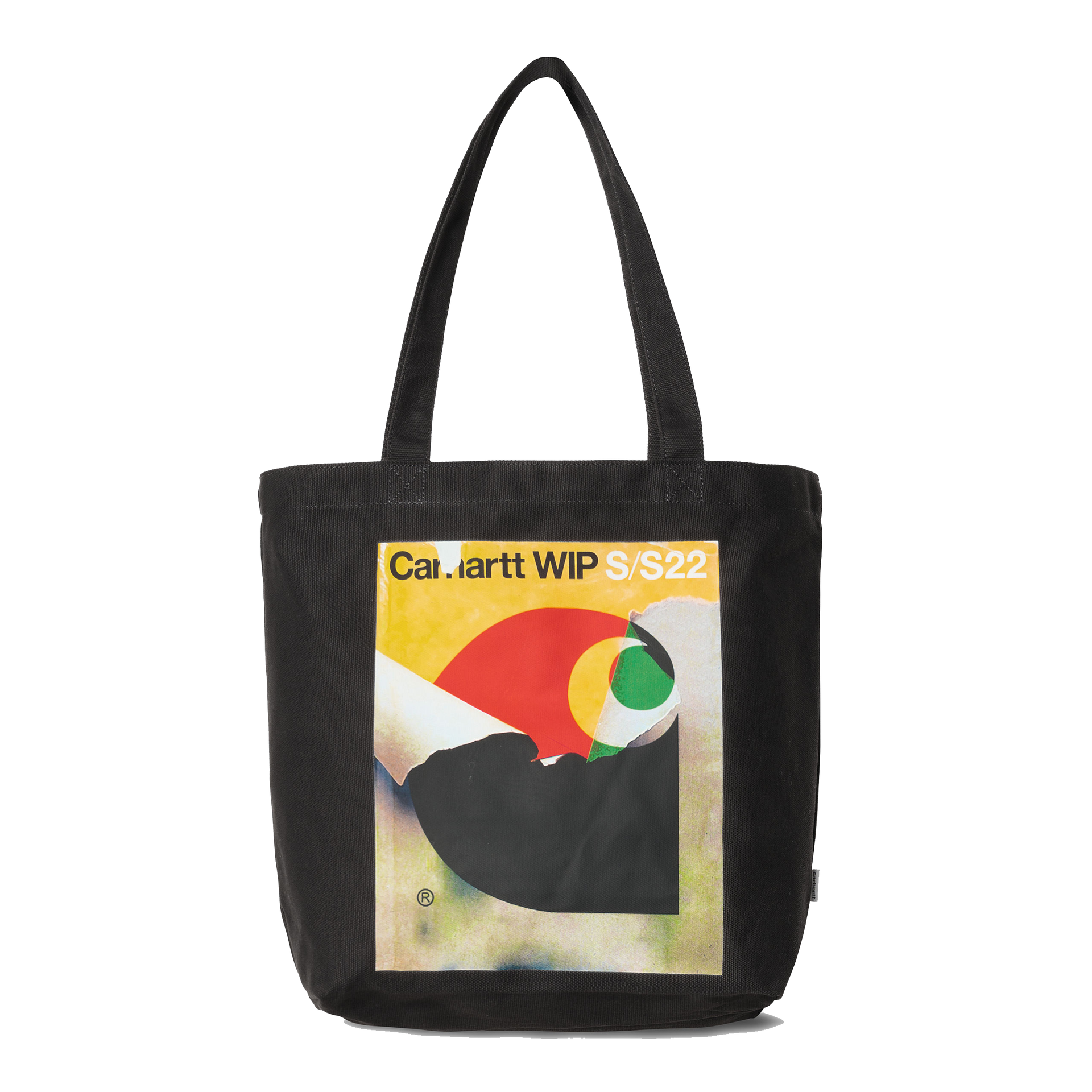 Canvas Graphic Tote Black