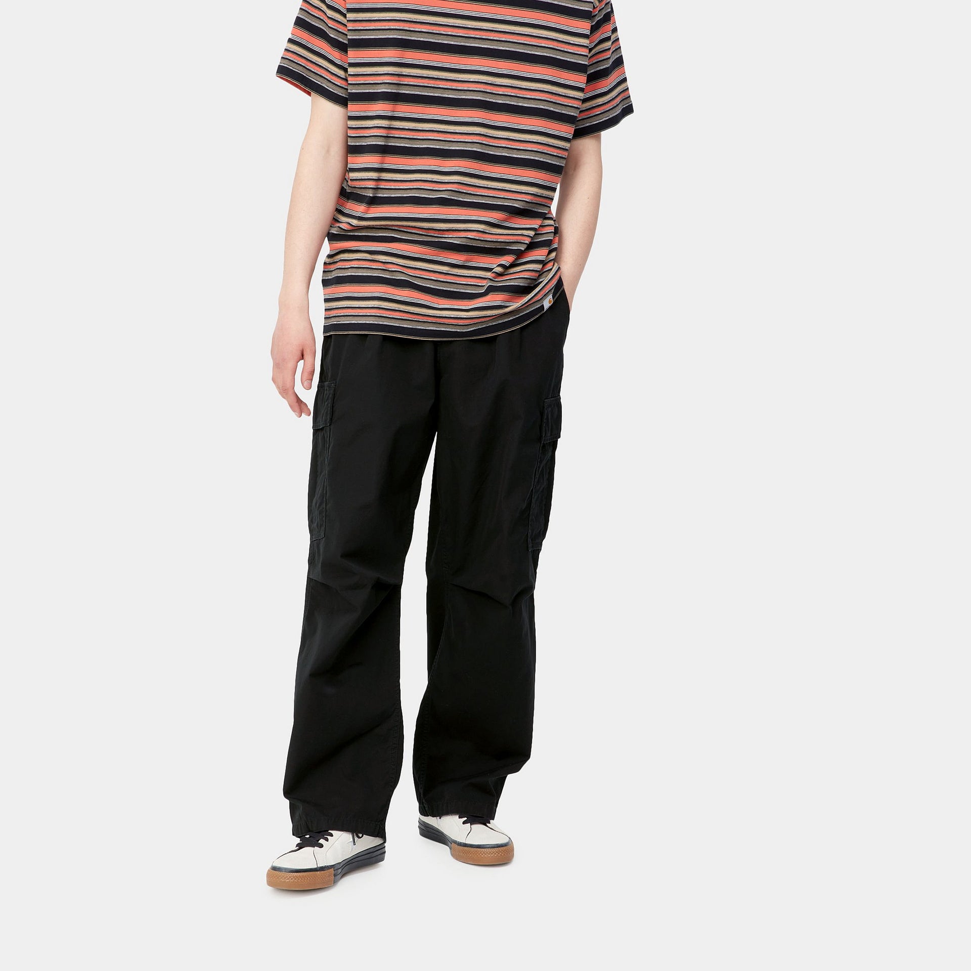 Cole Cargo Pant Black Stone Washed
