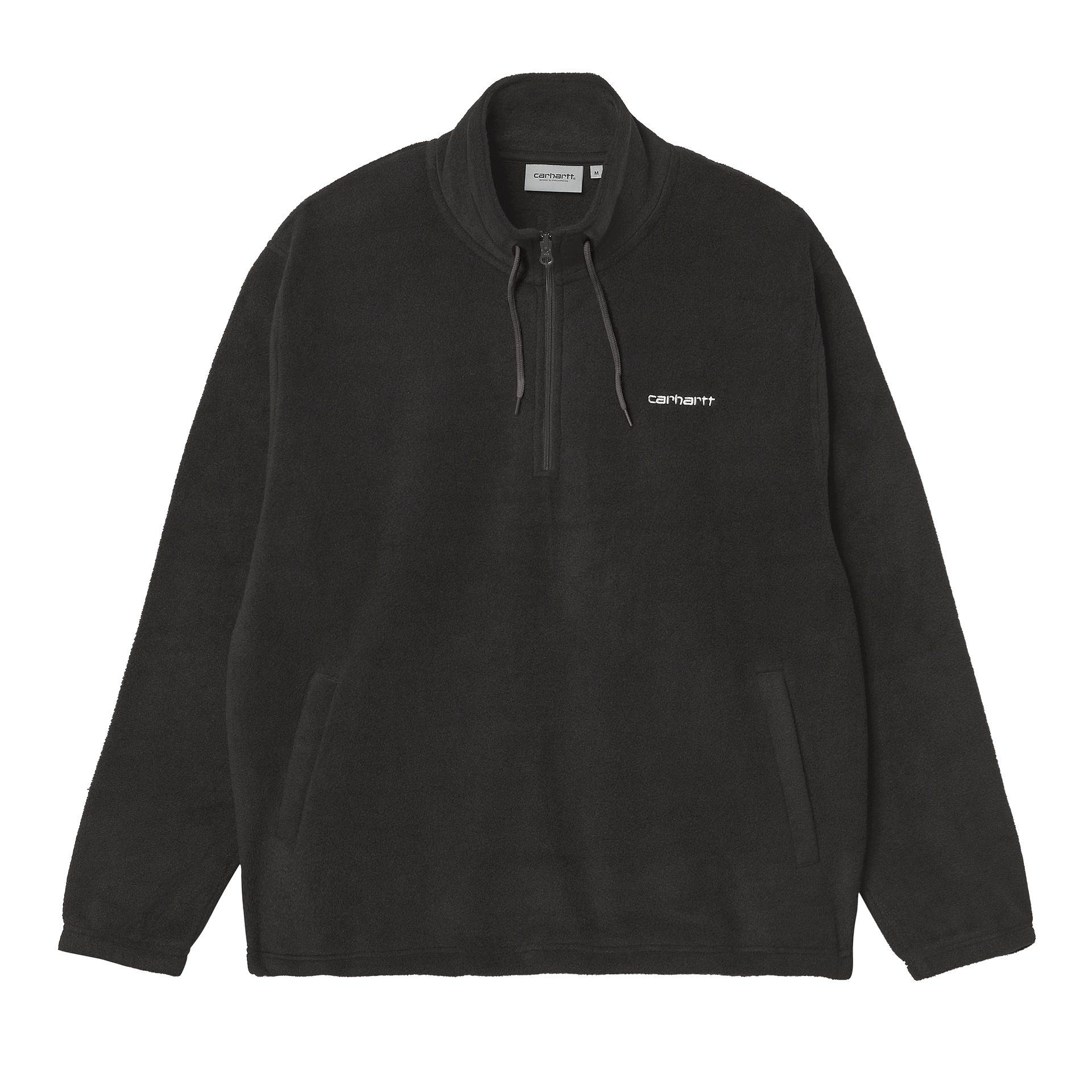 Ethan Half Zip Sweat Black Wax