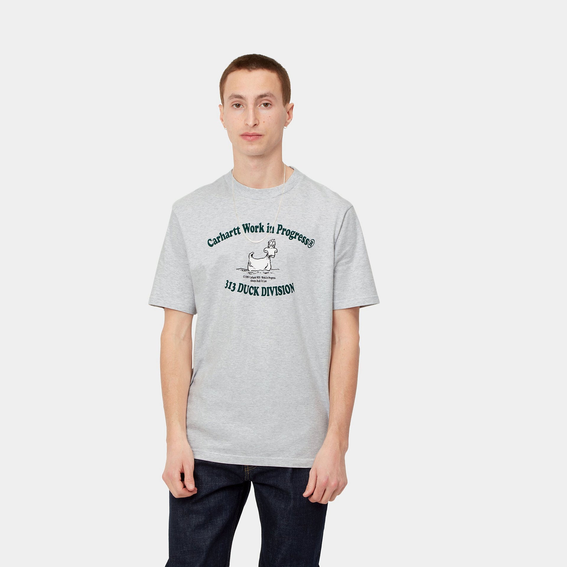 S/S 313 Duckdivision T-Shirt Ash Heather