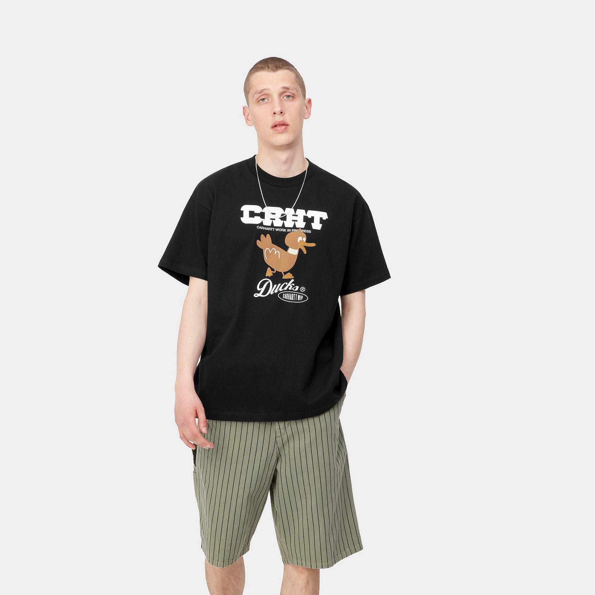S/S CRHT Ducks T-Shirt Black