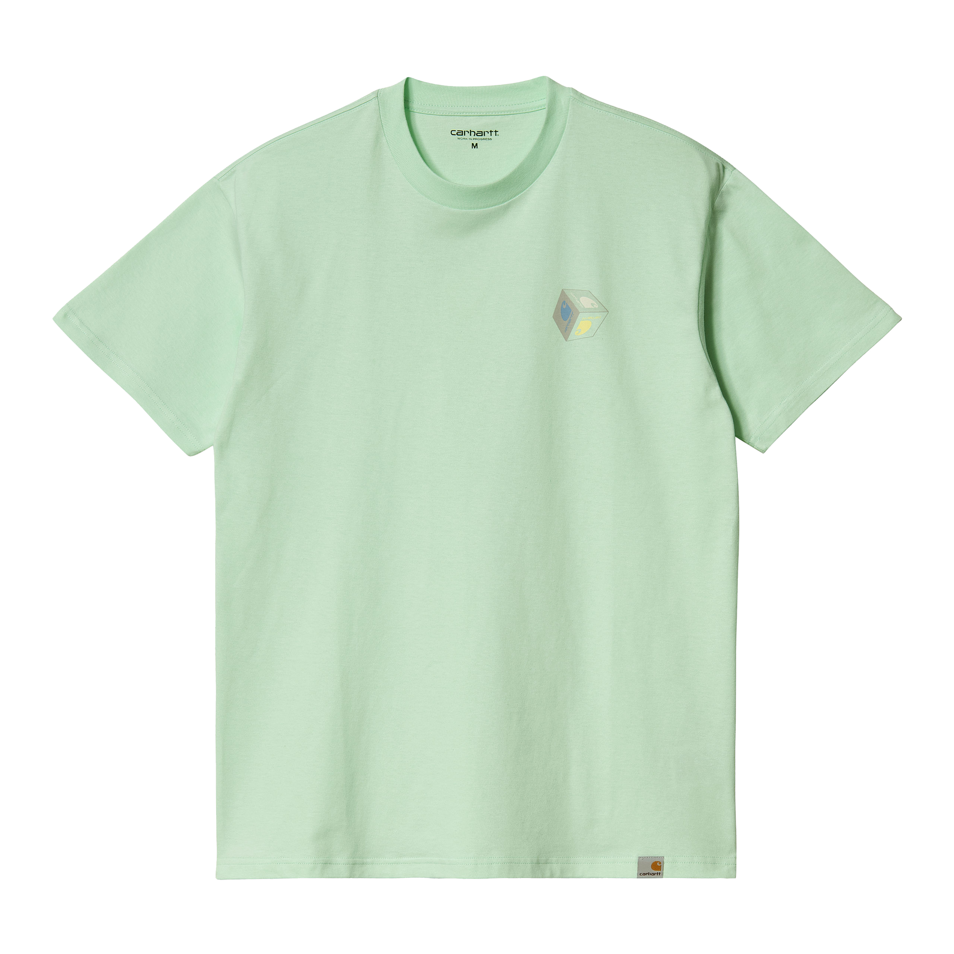 S/S Cube T-Shirt Pale Spearmint
