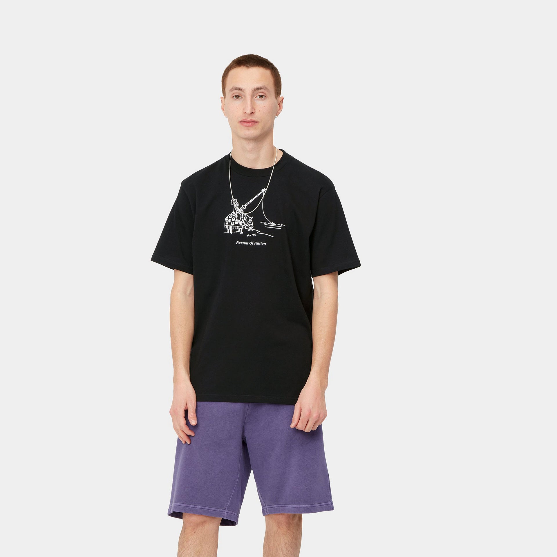 S/S Jousting T-Shirt Black / White