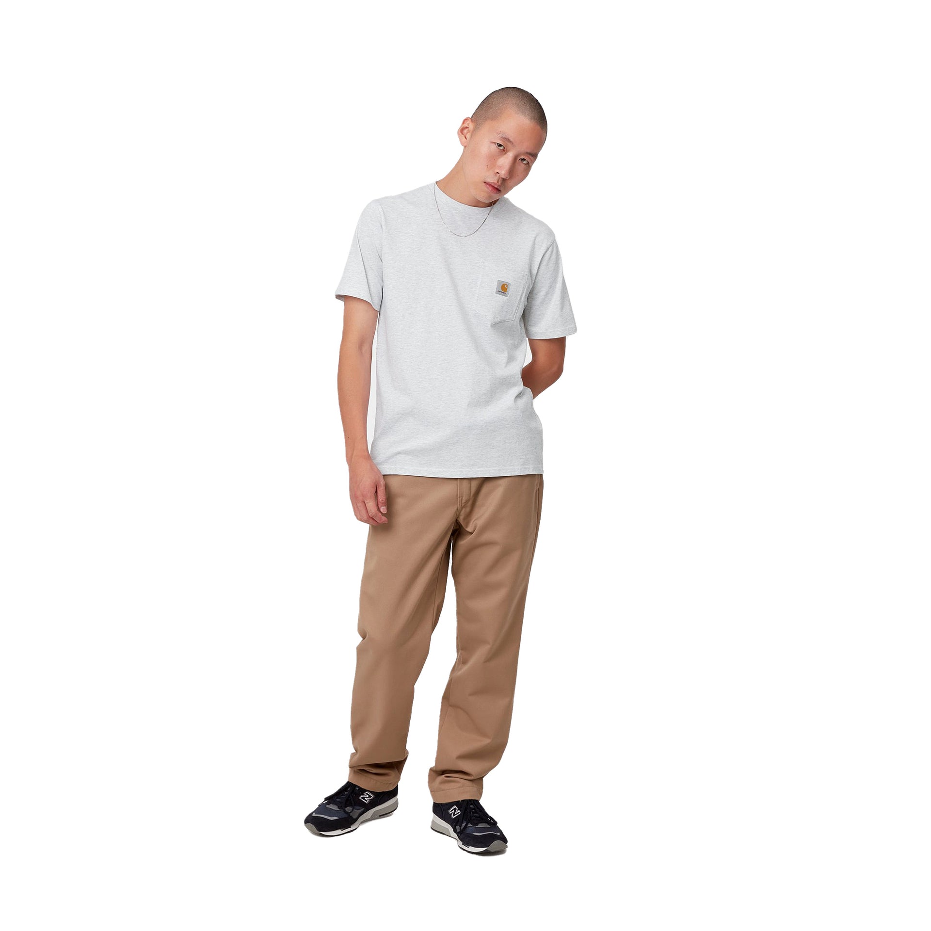 S/S Pocket T-Shirt Ash Heather