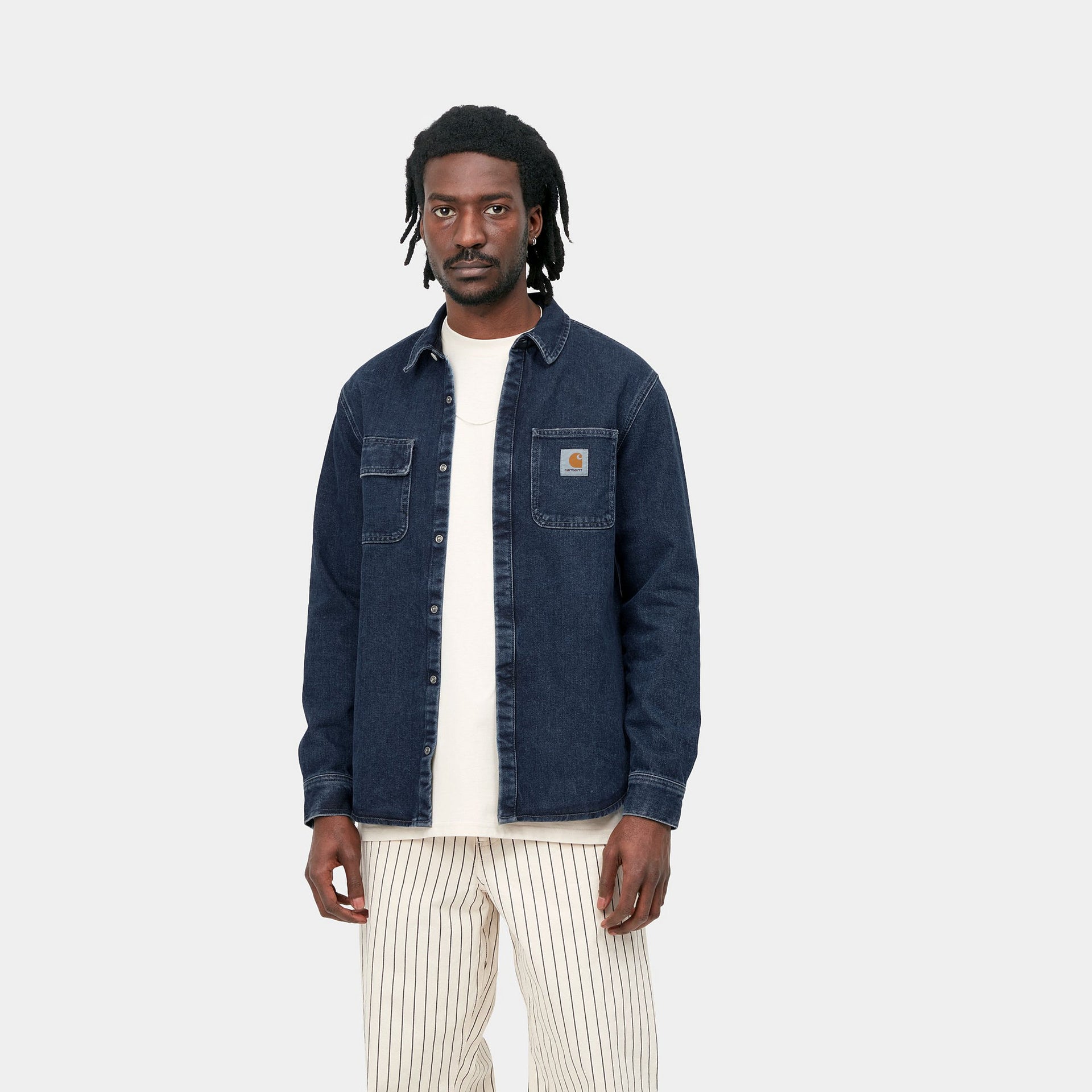 Salinac Shirt Jac Blue Stone Washed