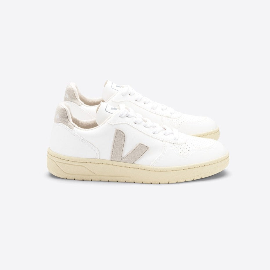 Zapatilla V-10 White Natural Butter Sole Vegan