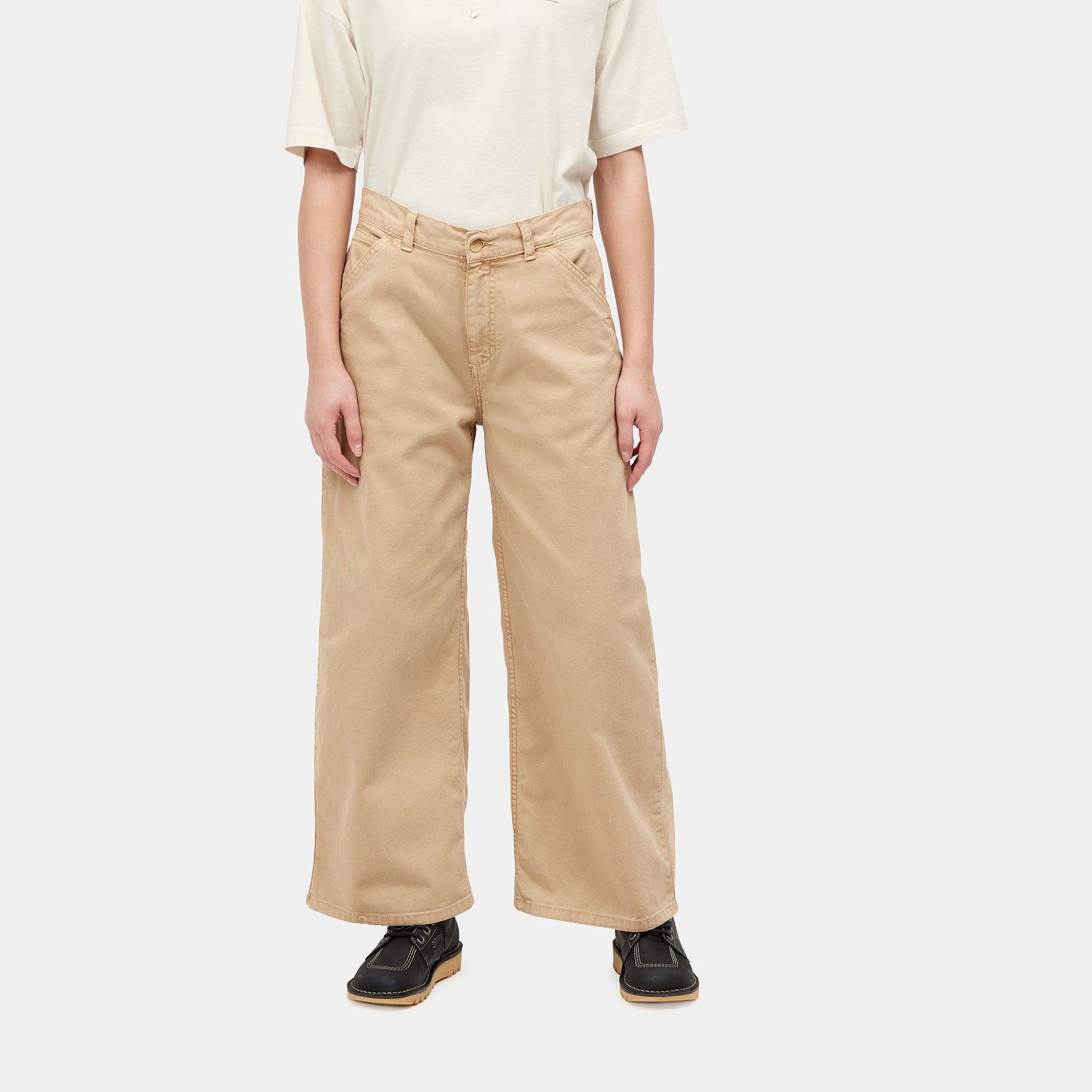 W' Jens Cropped Pant Faded Dusty H Brown
