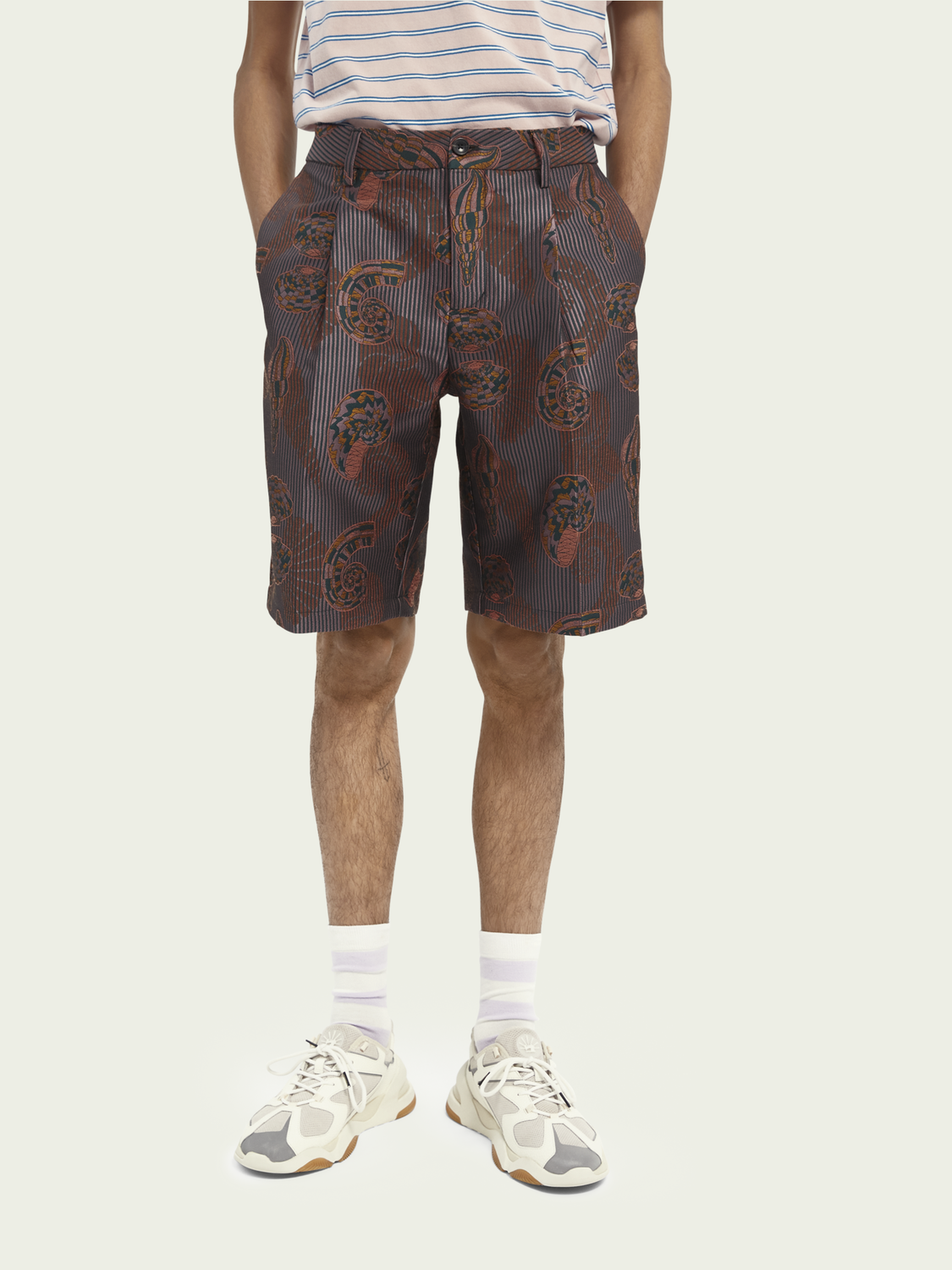 Relaxed Jacquard Bermuda Short