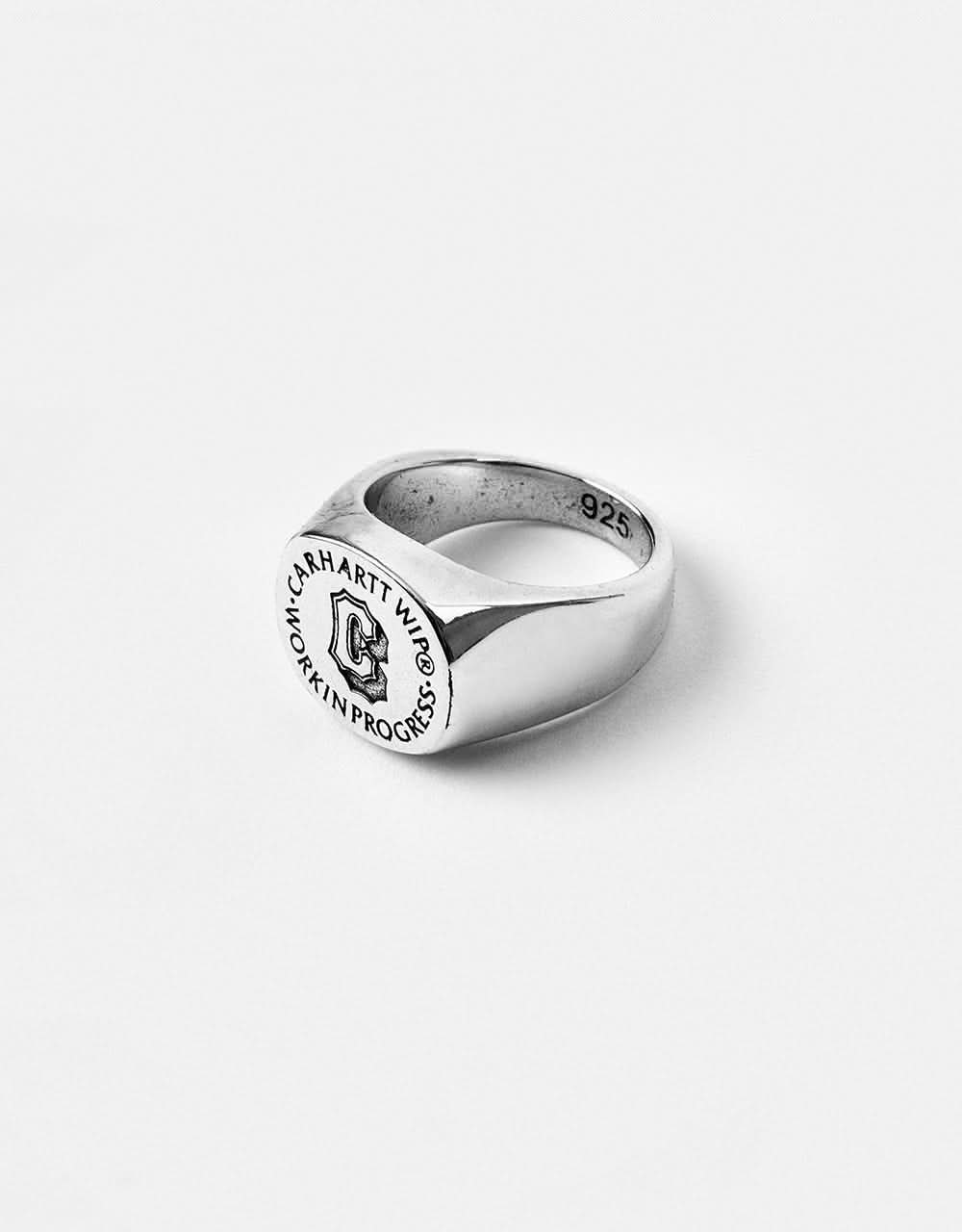 Varsity Signet Ring Silver