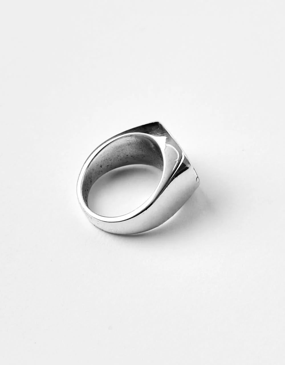 Varsity Signet Ring Silver