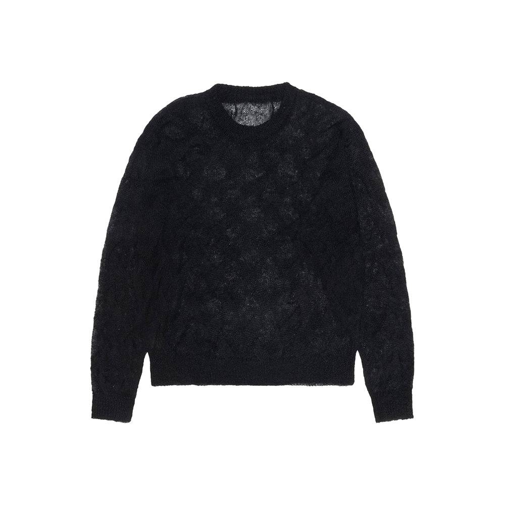 LOOSE KNIT CROSS CABLE