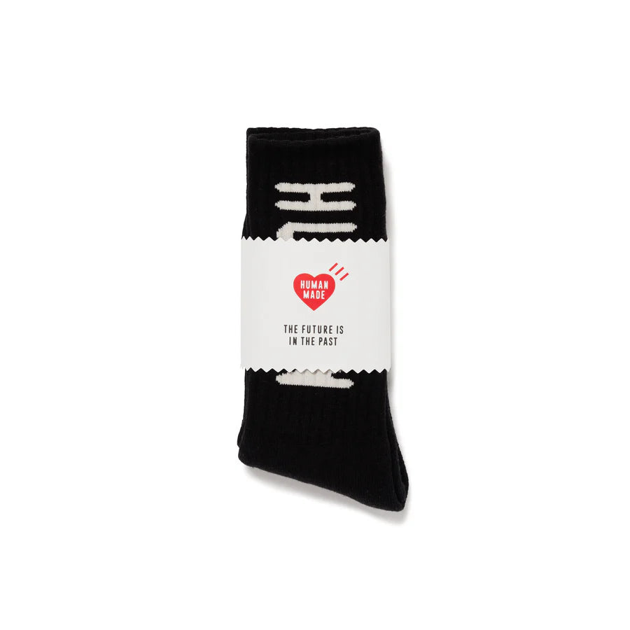 LOGO SOCK HUMAN MADE BLACK