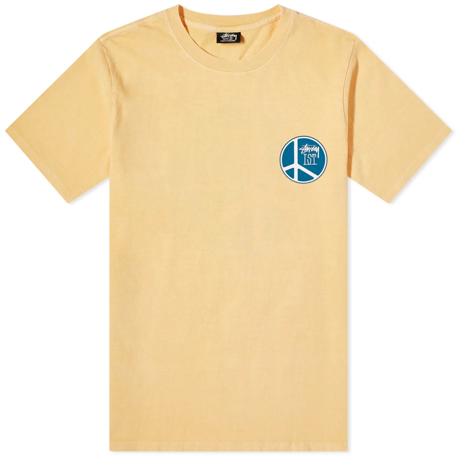 Peace Dot Pigment Dyed Tee Peach