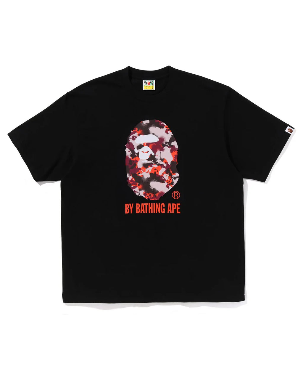 Map Camo By Bathing Ape Relaxed Fit Tee Black