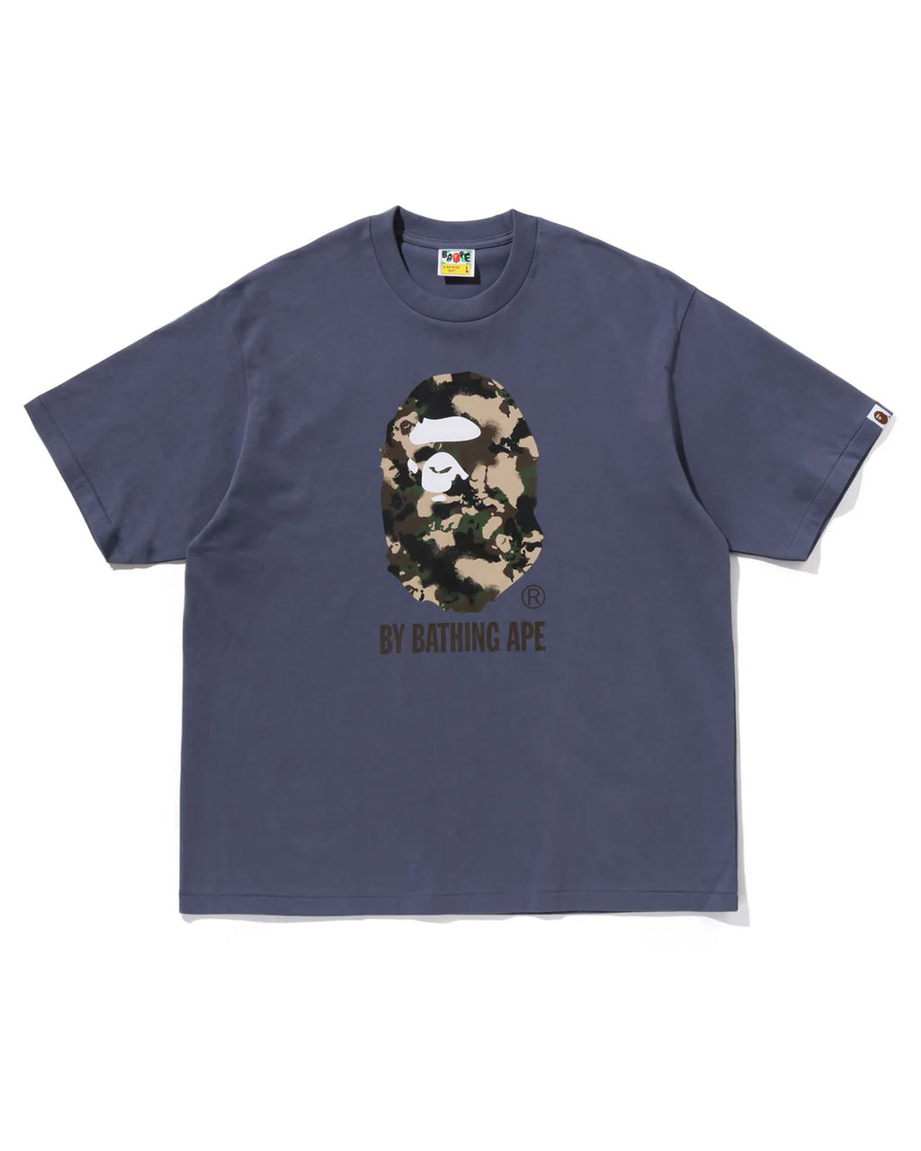 Map Camo By Bathing Ape Relaxed Fit Tee Charcoal