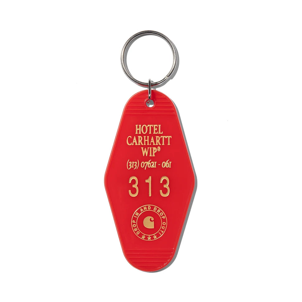 Hotel Keys Keychain Scarlet / Winter Spice