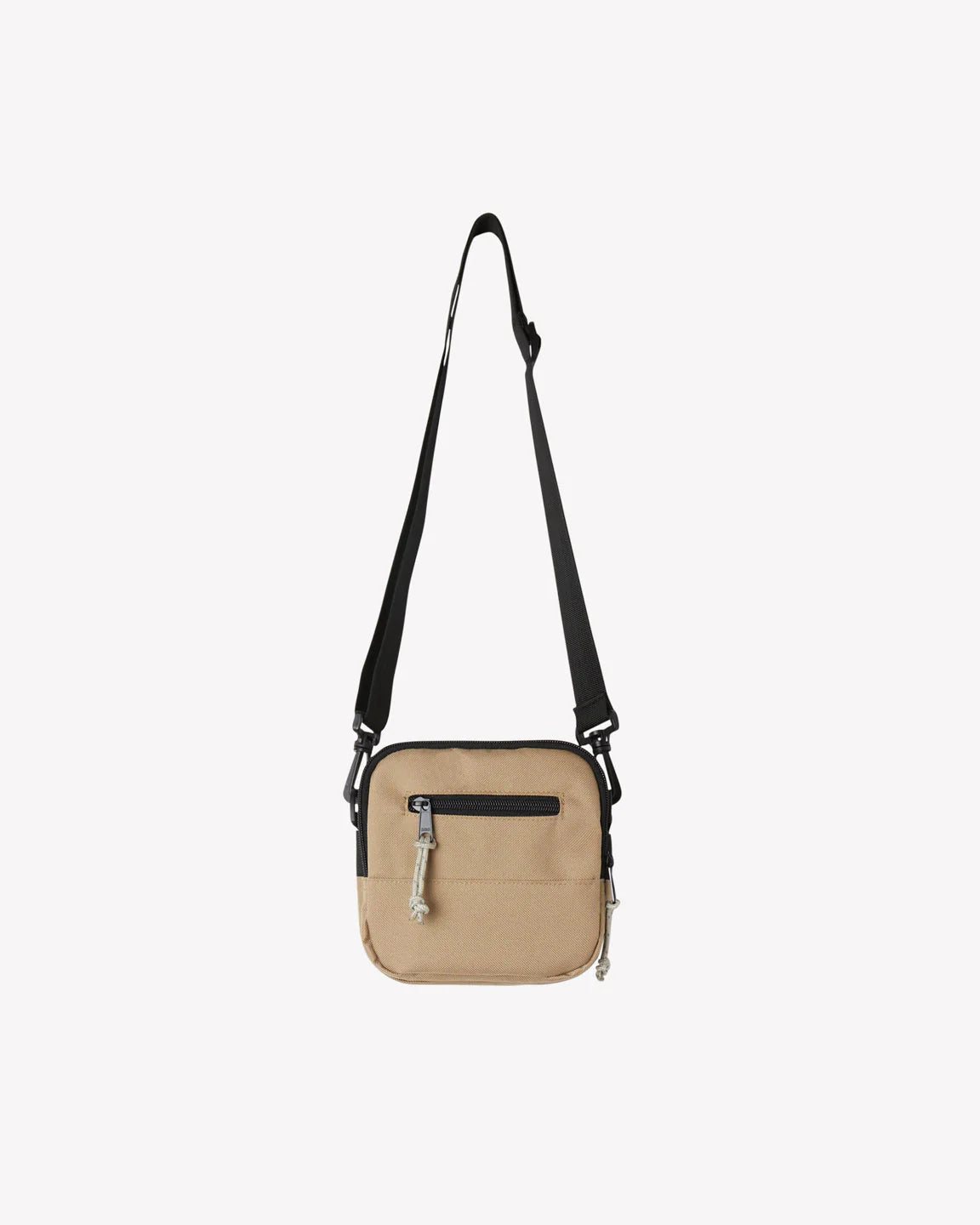 OBEY SMALL MESSENGER BAG CARAMEL BROWN