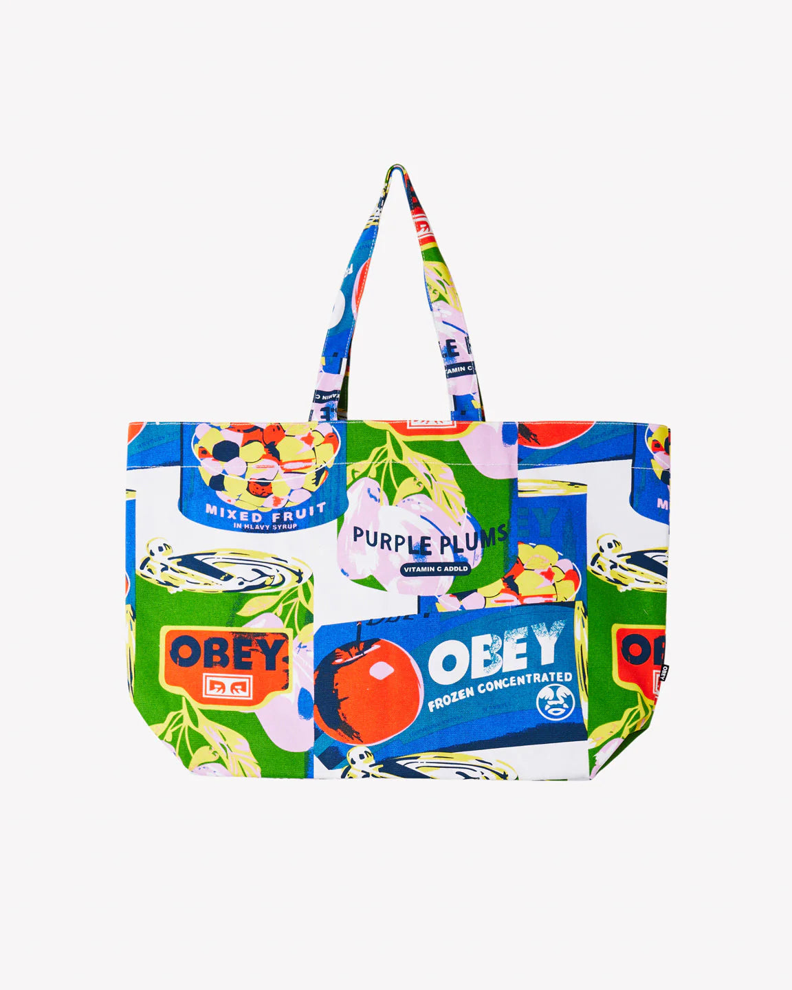 MULTI CANS TOTE BAG WHITE MULTI