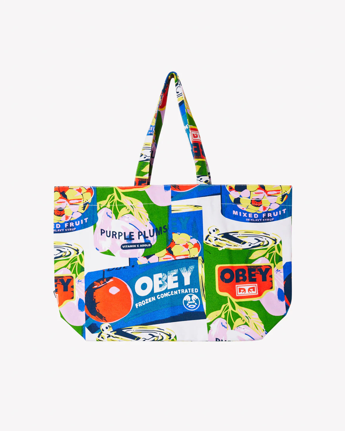 MULTI CANS TOTE BAG WHITE MULTI