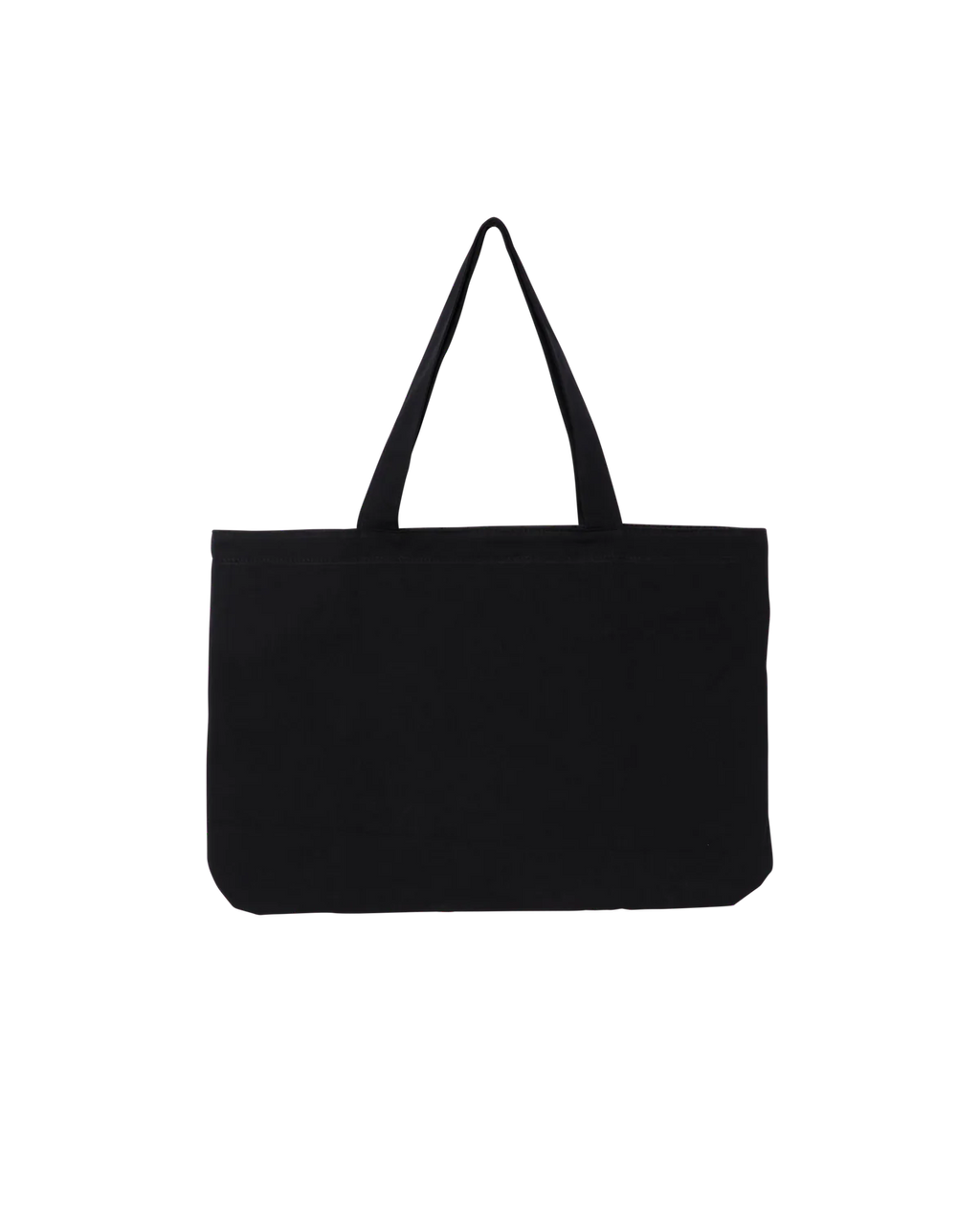 OUTLINE CANVAS TOTE BAG BLACK