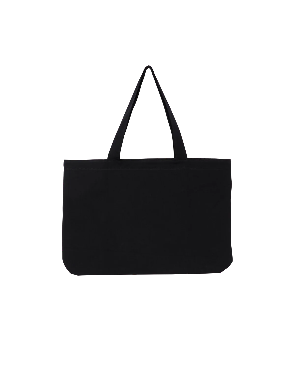 OUTLINE CANVAS TOTE BAG BLACK
