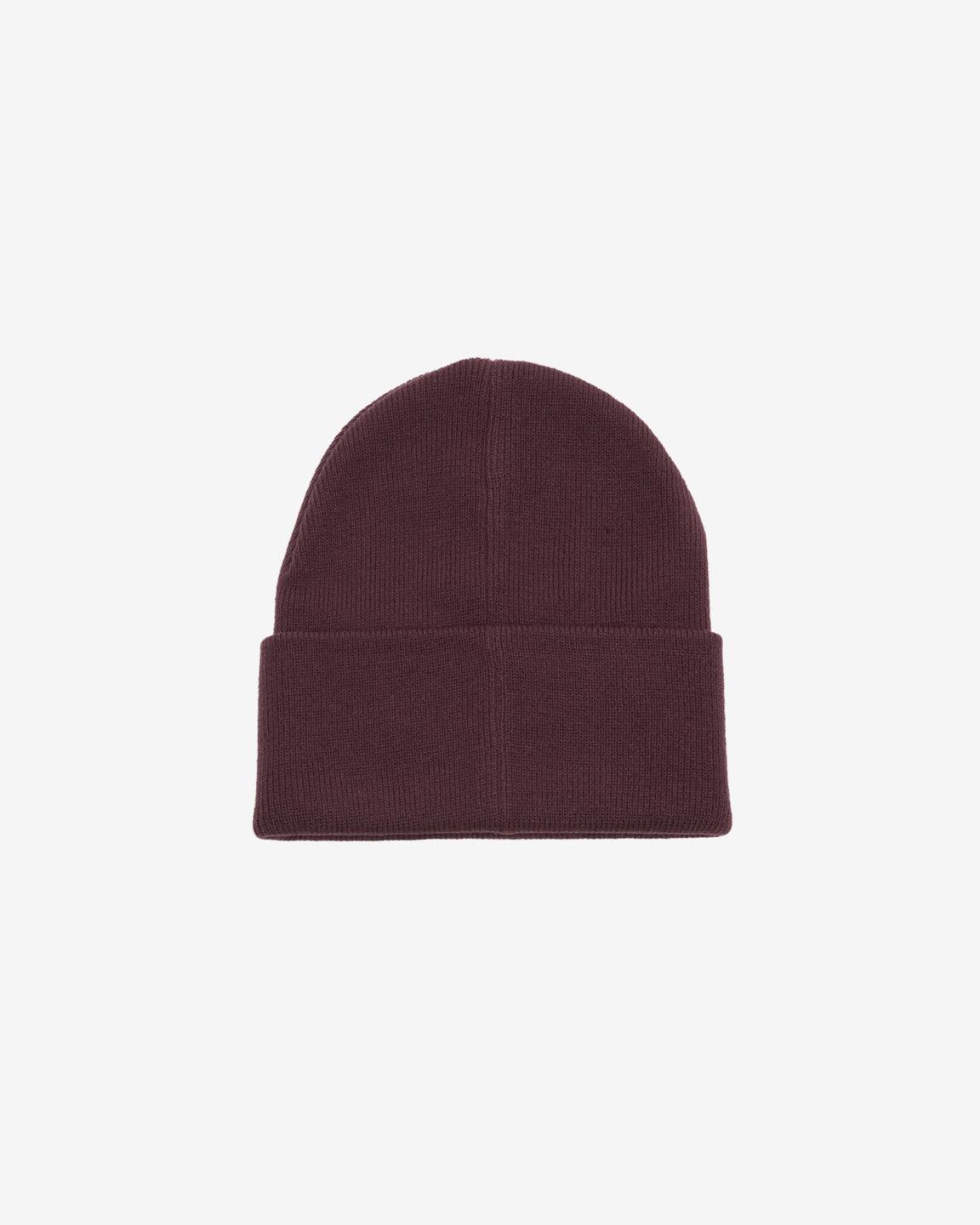 ICON PATCH CUFF BEANIE PLUM PERFECT