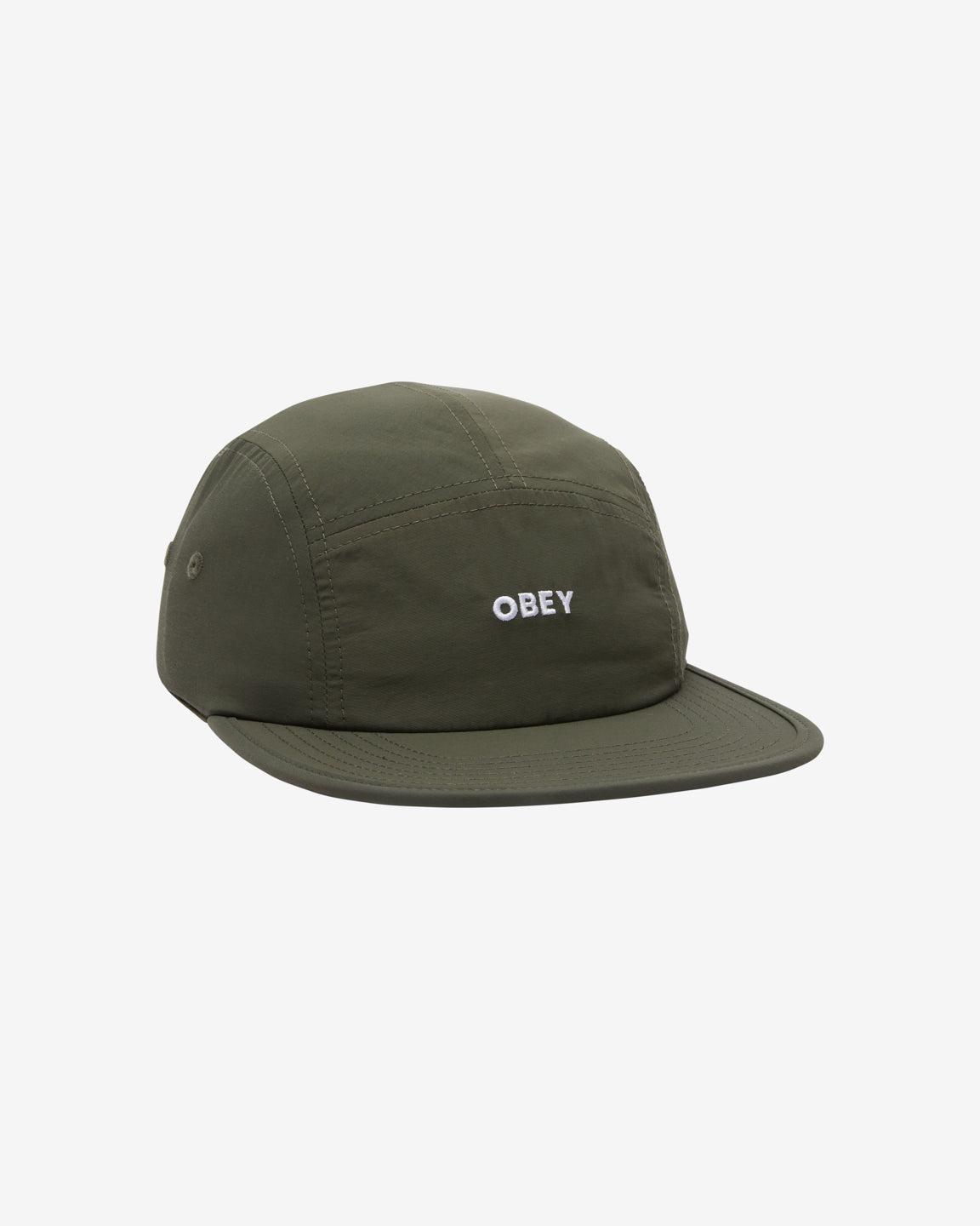 OBEY BOLD NYLON CAMP CAP OLIVE