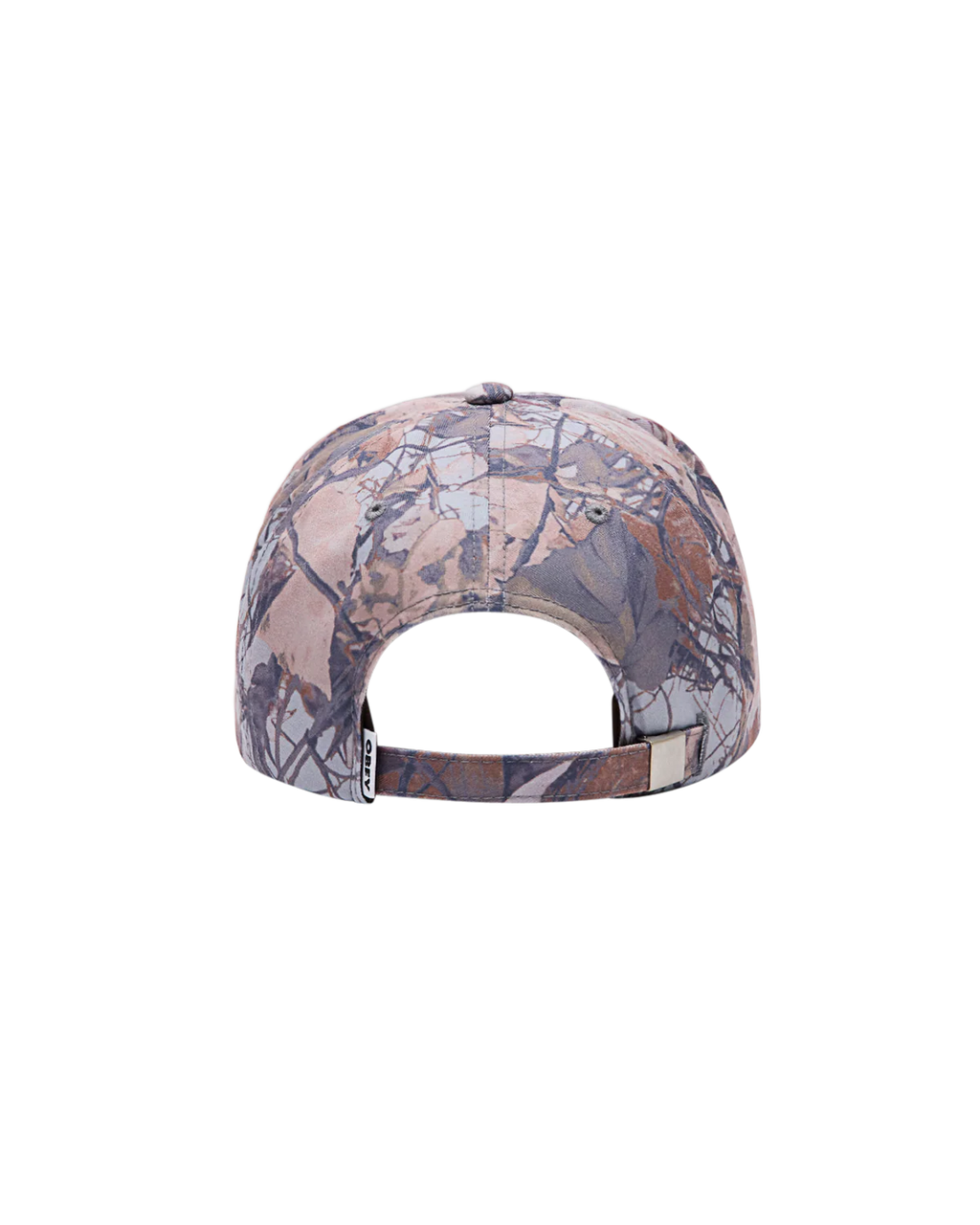 OBEY OVAL 5 PANEL STRAPBACK FENCE CAMO MULTI