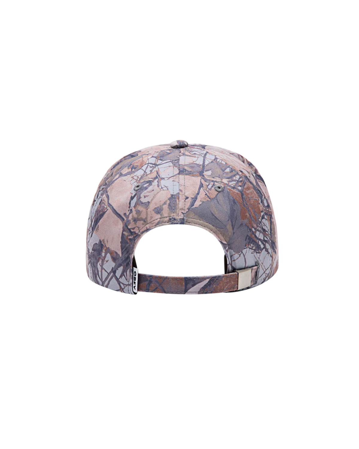 OBEY OVAL 5 PANEL STRAPBACK FENCE CAMO MULTI