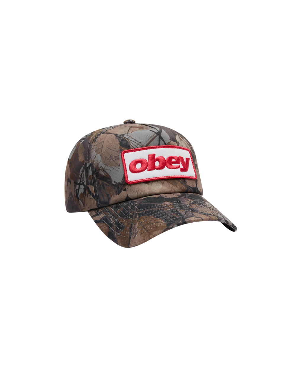 OBEY RANCH 5 PANEL SNAPBACK CAMO