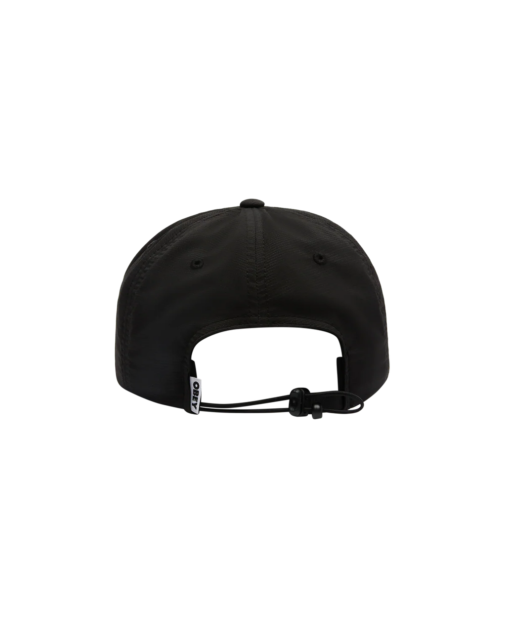 OBEY STRIDE 5 PANEL STRAPBACK BLACK