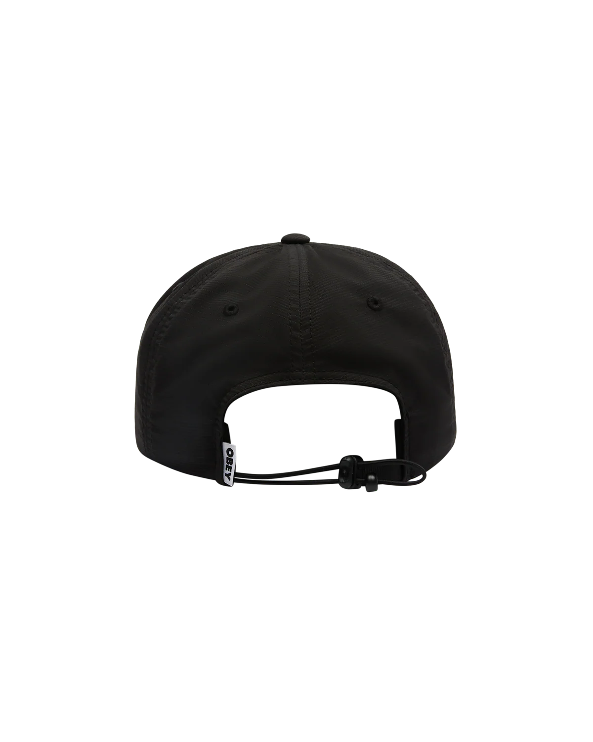 OBEY STRIDE 5 PANEL STRAPBACK BLACK