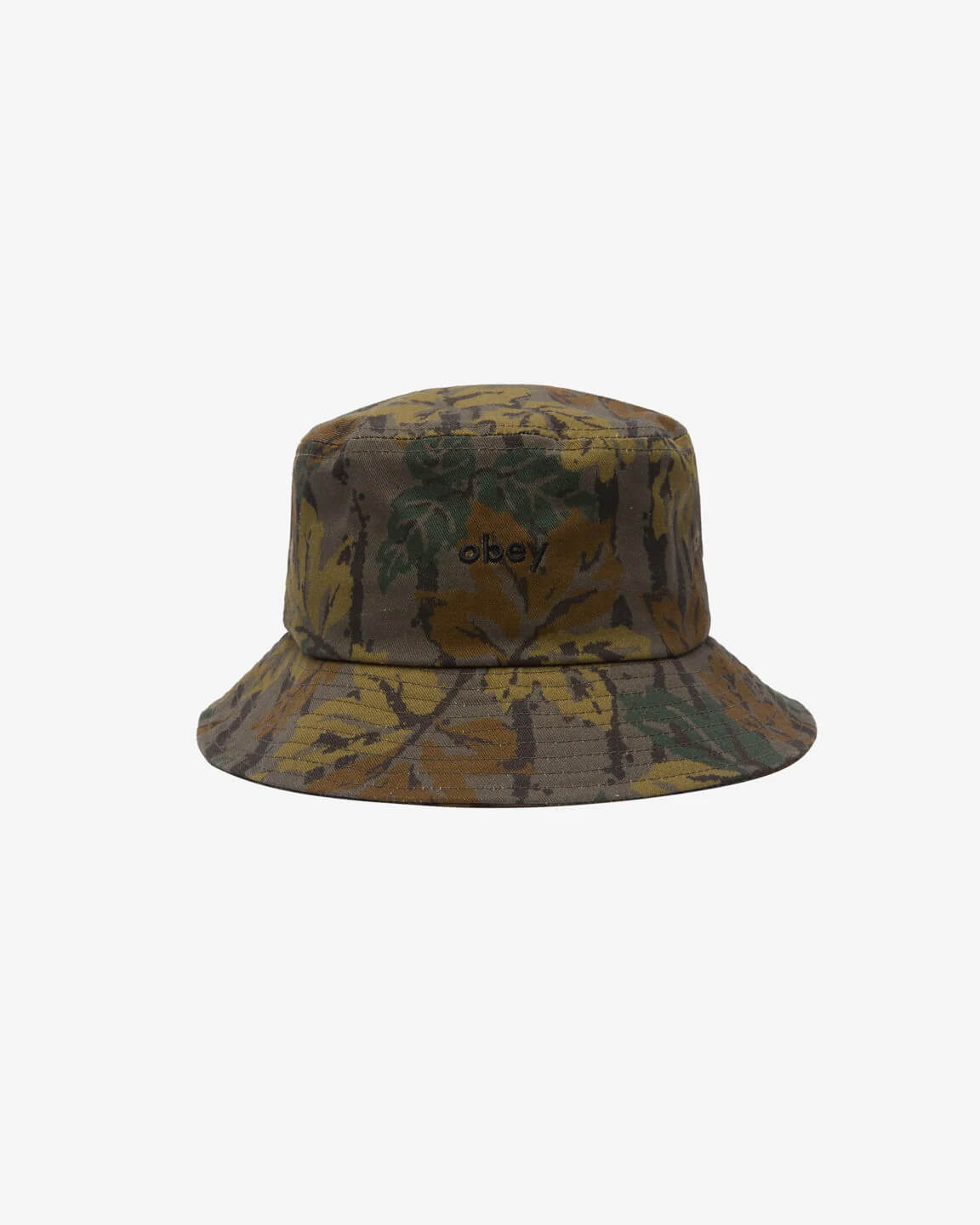 OBEY LEAVES BUCKET HAT MULLED BASED MULTI