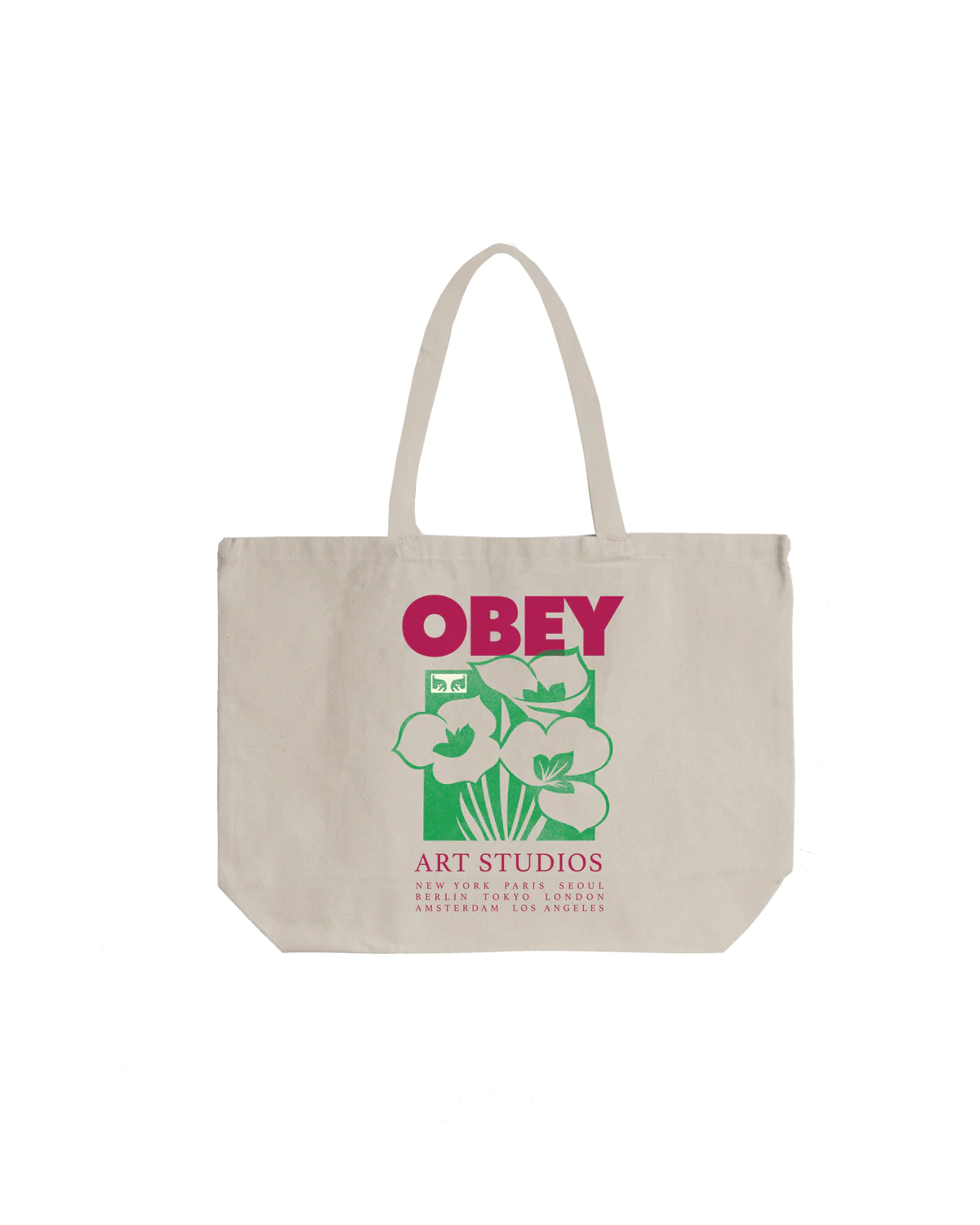 OBEY ART STUDIO FLOWERS NATRUAL