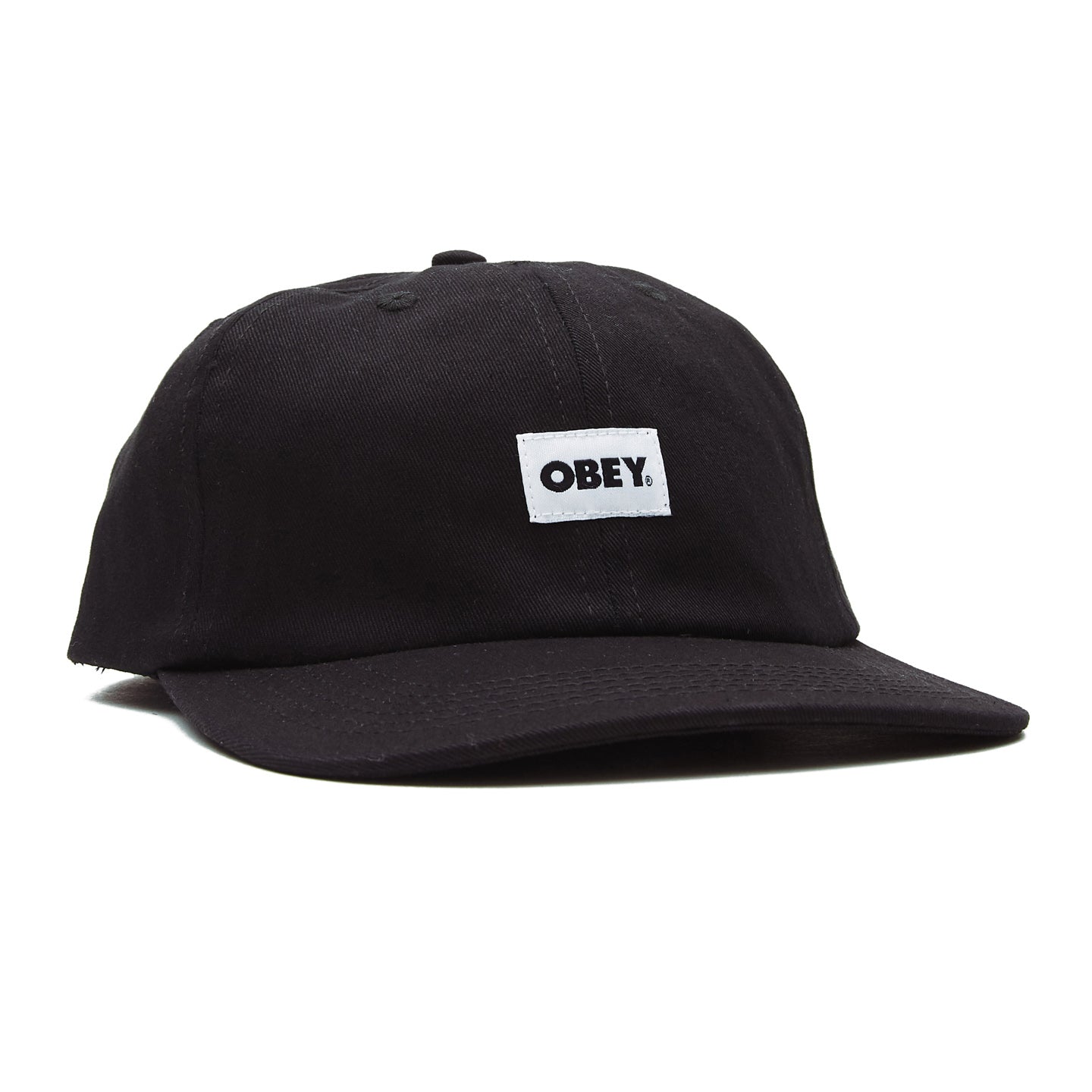 BOLD ORGANIC 6 PANEL STRAPBACK BLACK