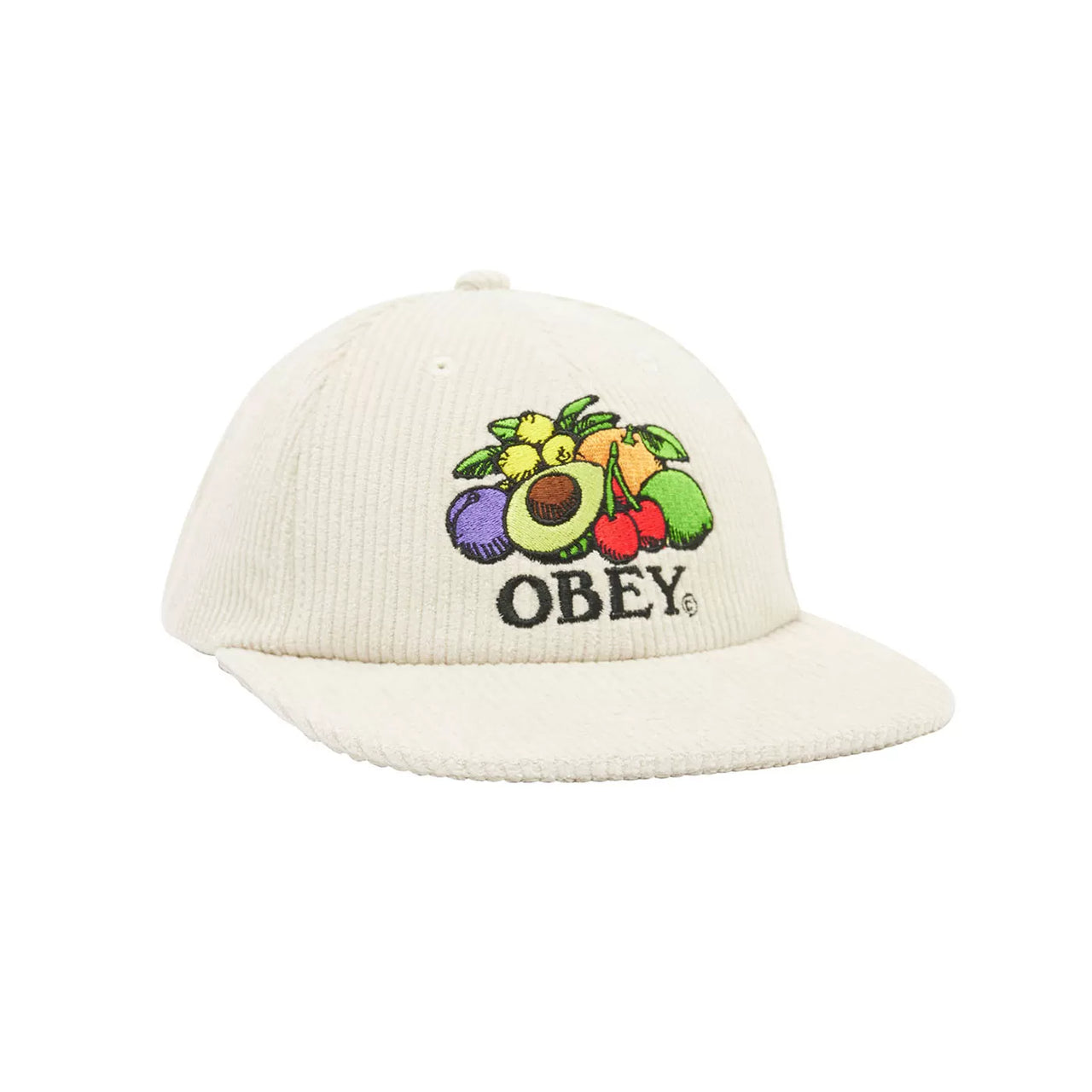 Obey Fruits 6 Panel Snapback Unbleached