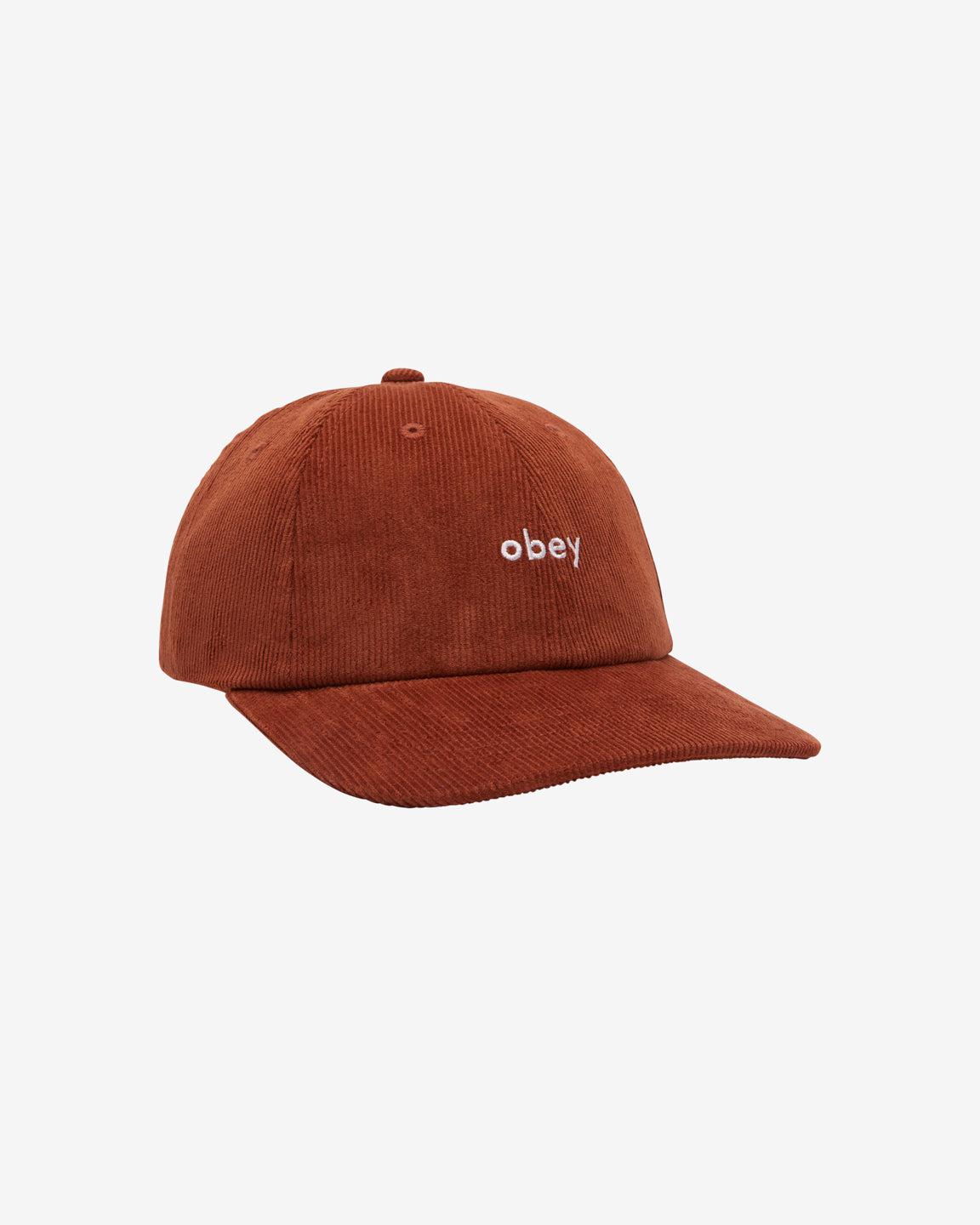 LOWERCASE CORDUROY 6 PANEL STRAPBACK MOCHA BISQUE