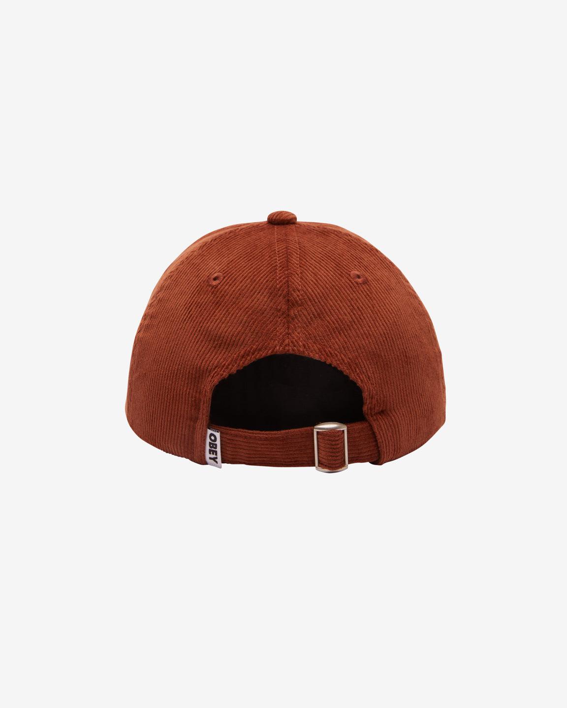 LOWERCASE CORDUROY 6 PANEL STRAPBACK MOCHA BISQUE