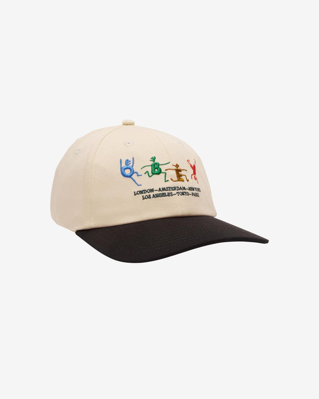 OBEY CITY PEOPLE TWILL 6 PANEL UNBLEACHED