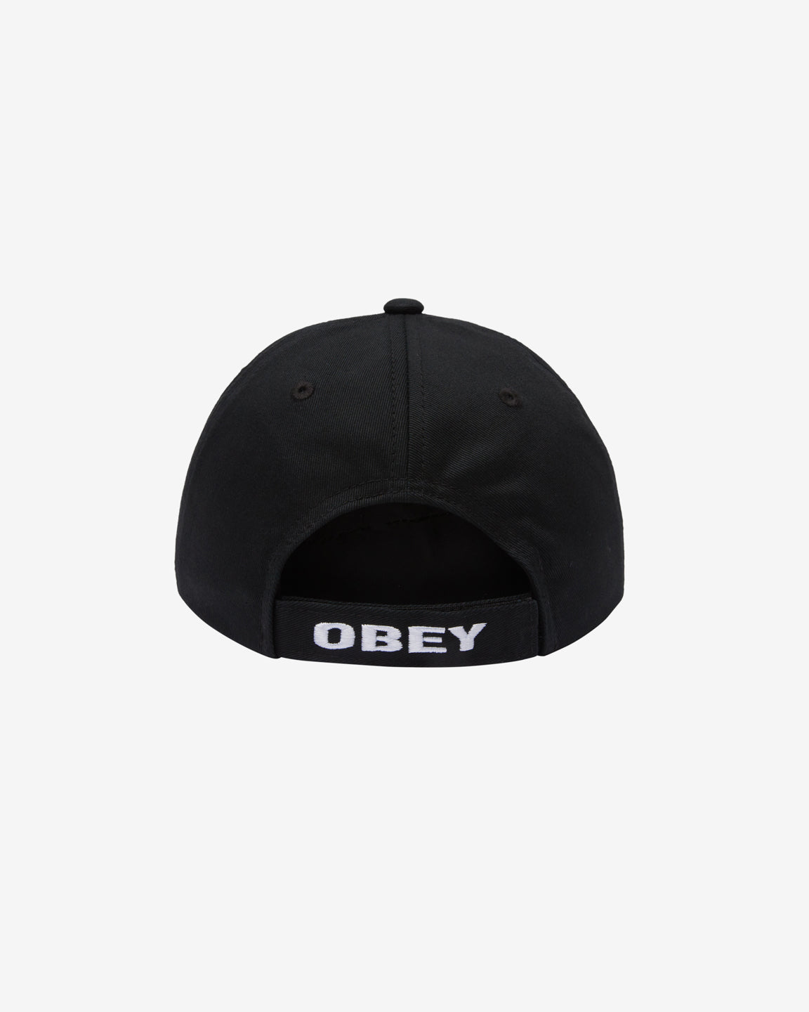 OBEY STAR 6 PANEL VELCRO BACK BLACK