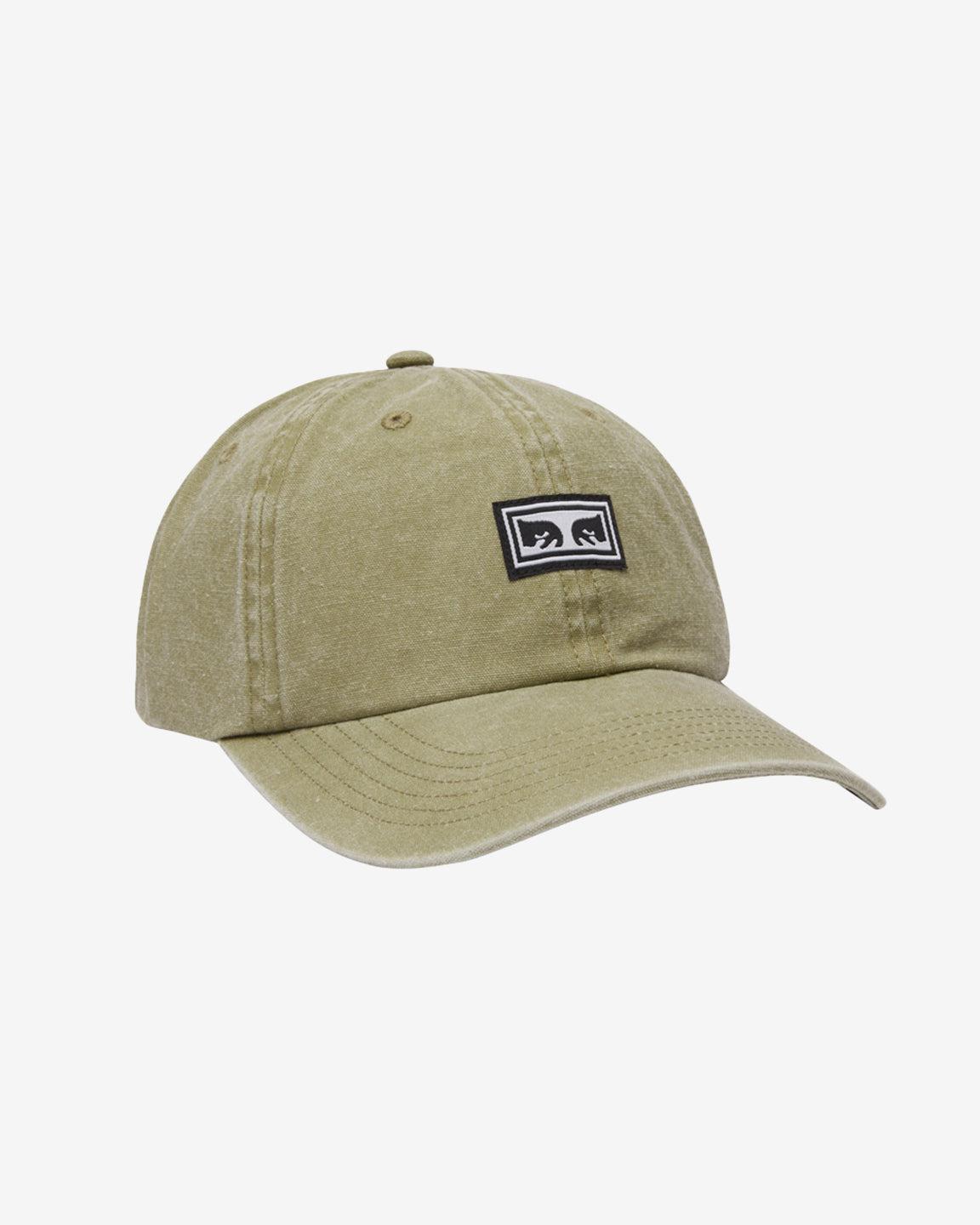 ICON EYES PIGMENT 6 PANEL VELCRO BACK KHAKI
